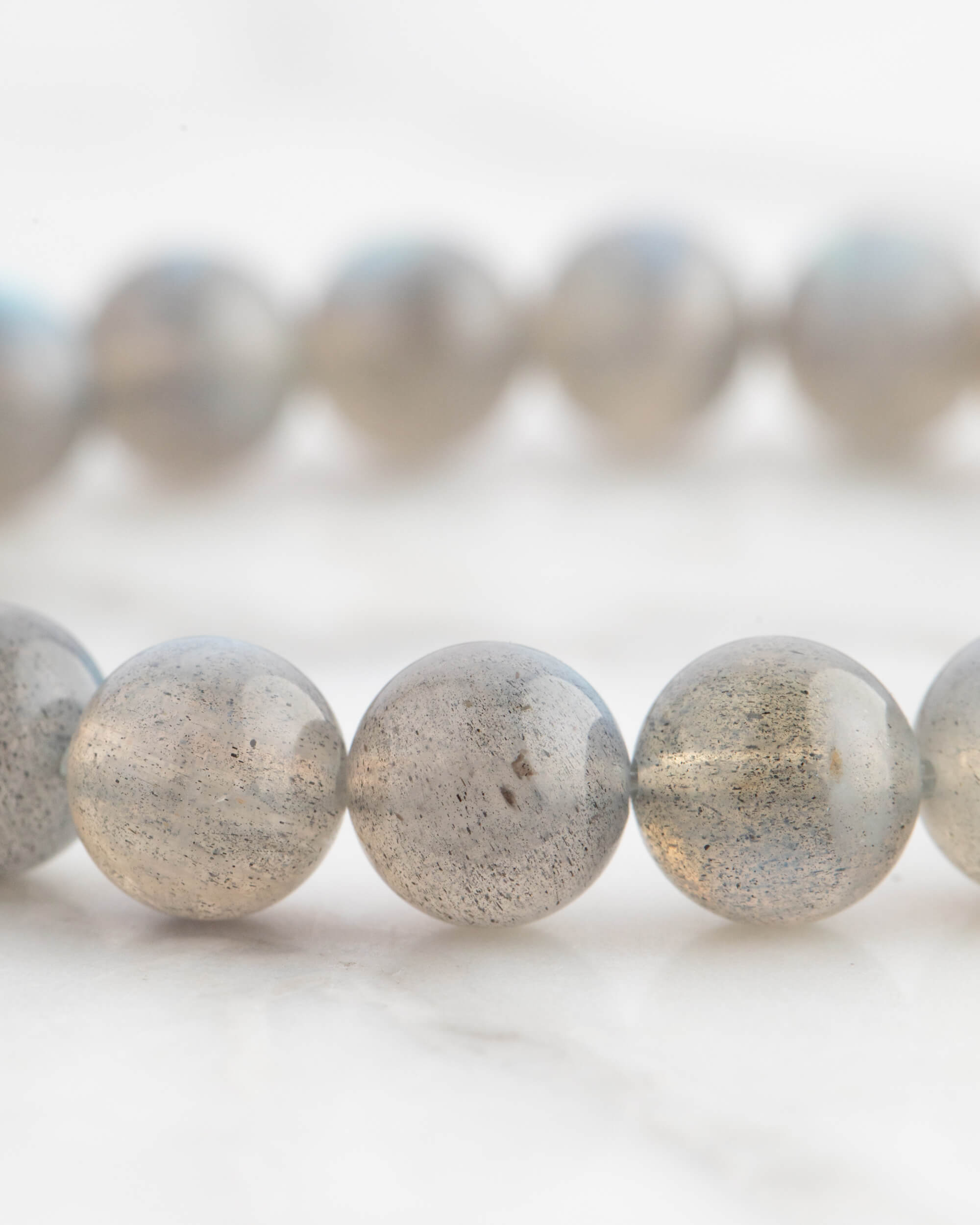 Pulsera de Labradorita 8 mm - Intuición y Visión Profunda