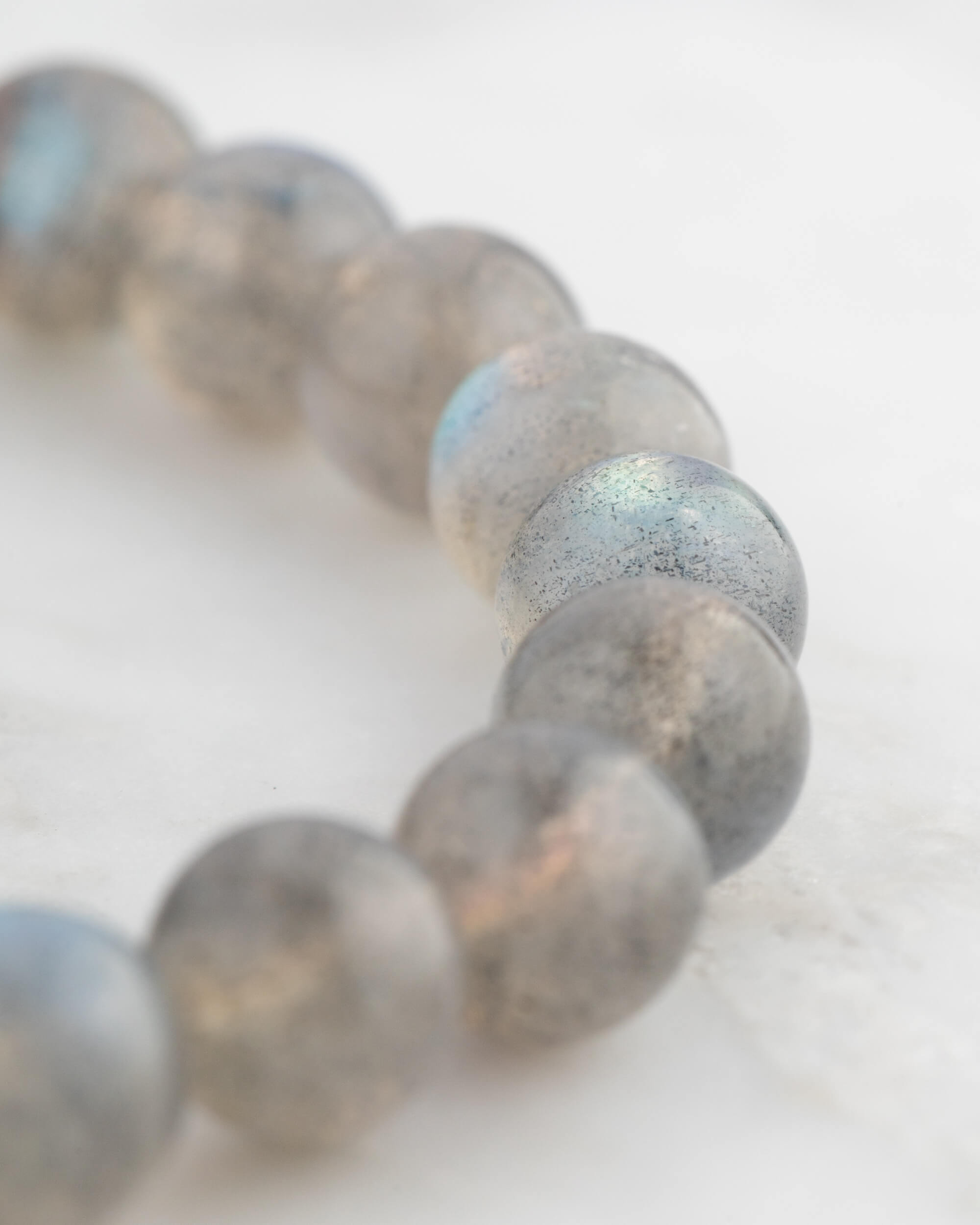 Pulsera de Labradorita 8 mm - Intuición y Visión Profunda