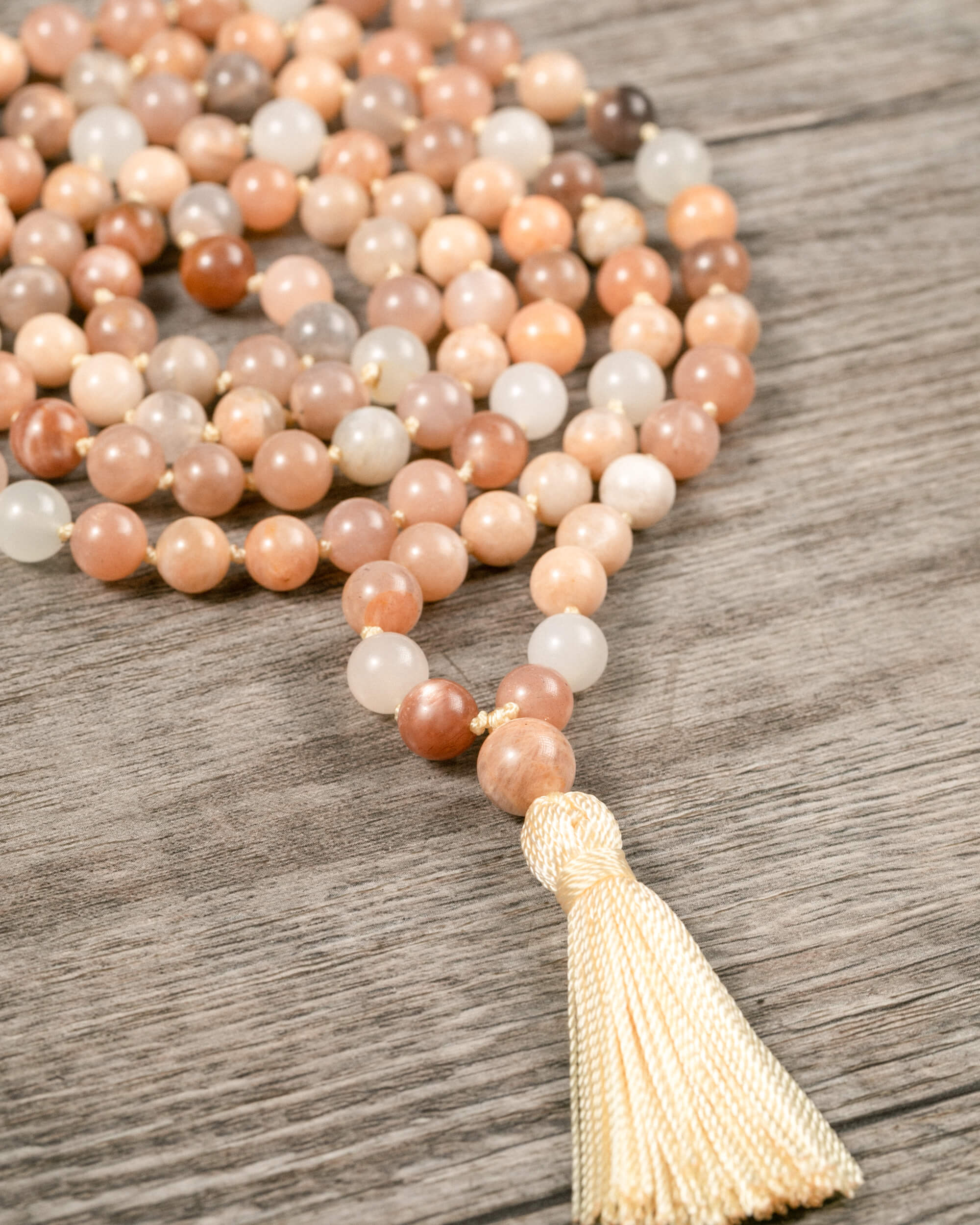 Japa Mala de Piedra Sol (8 mm)