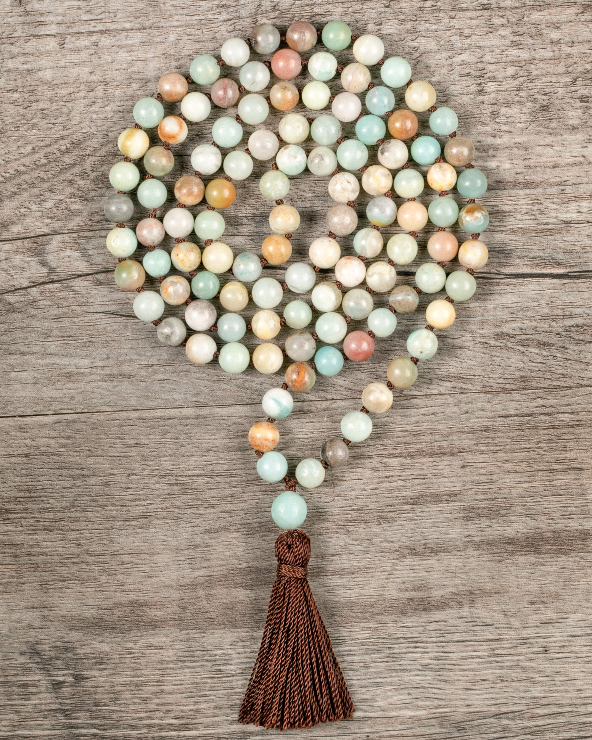 Japa Mala de Amazonita  (8 mm)