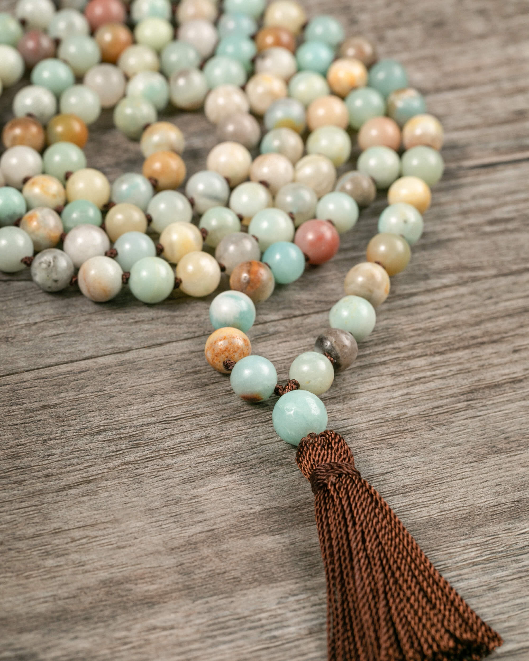 Japa Mala de Amazonita (8 mm)