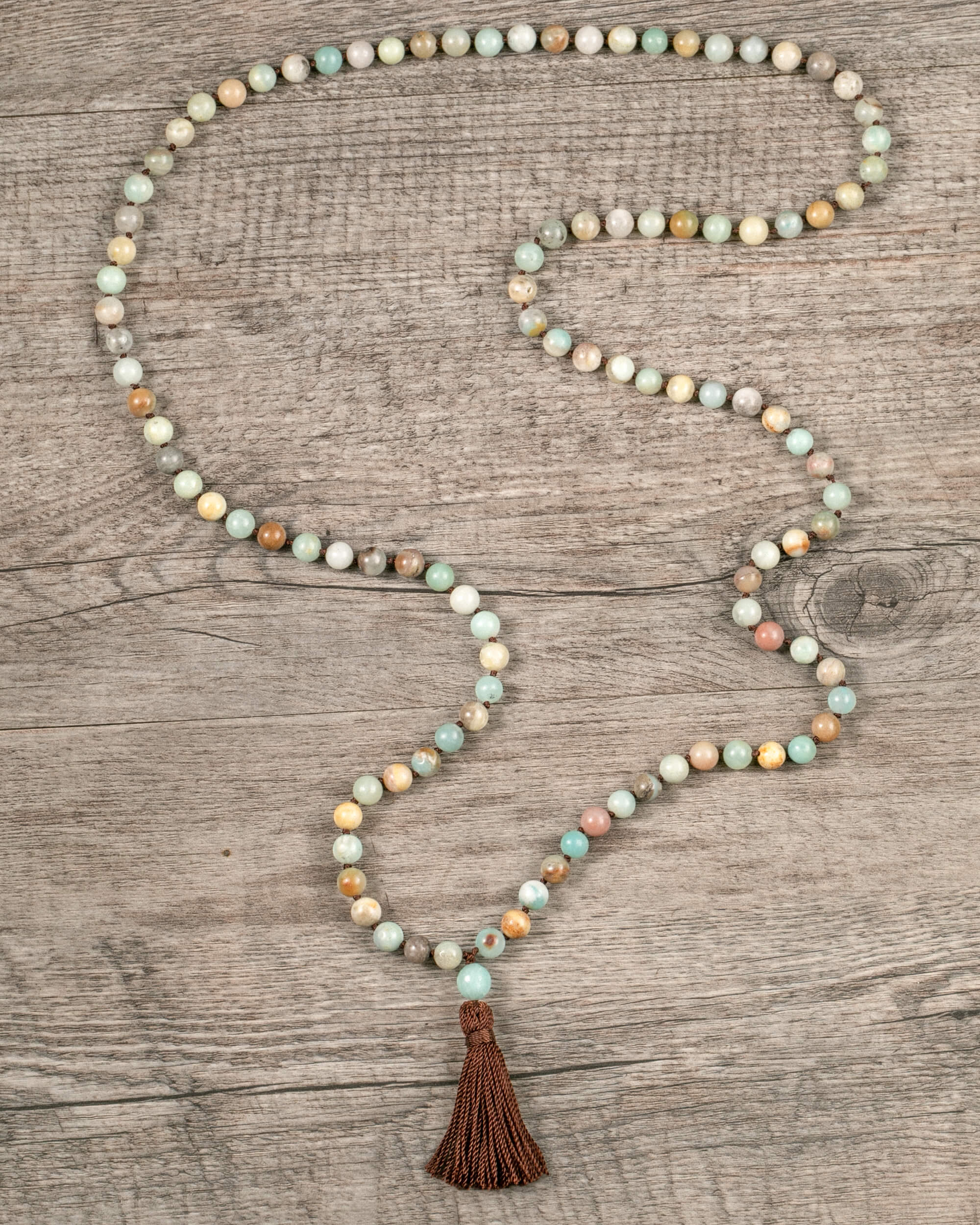 Japa Mala de Amazonita (8 mm)