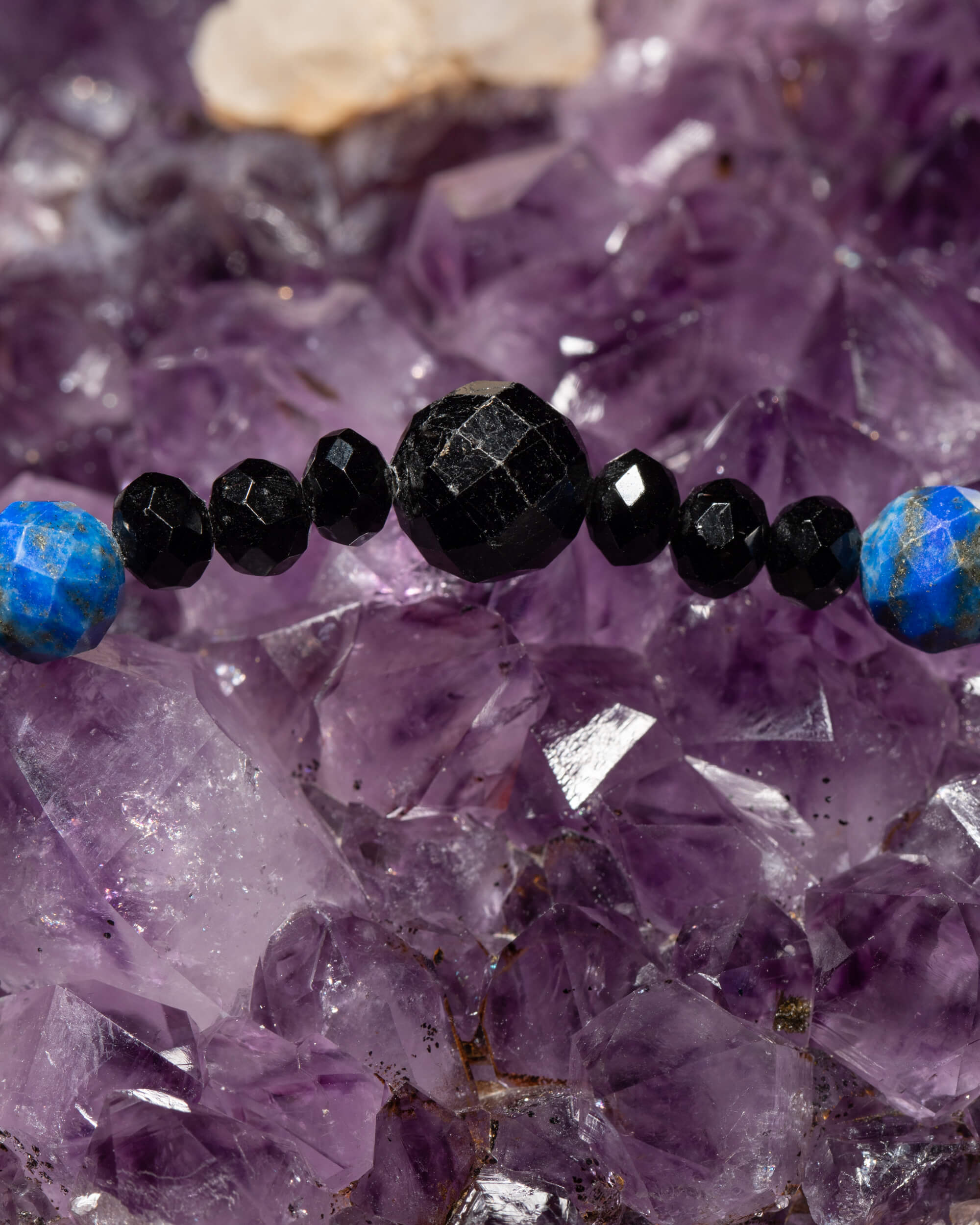 Codificador de Lapislázuli y Turmalina Negra (35 cm)