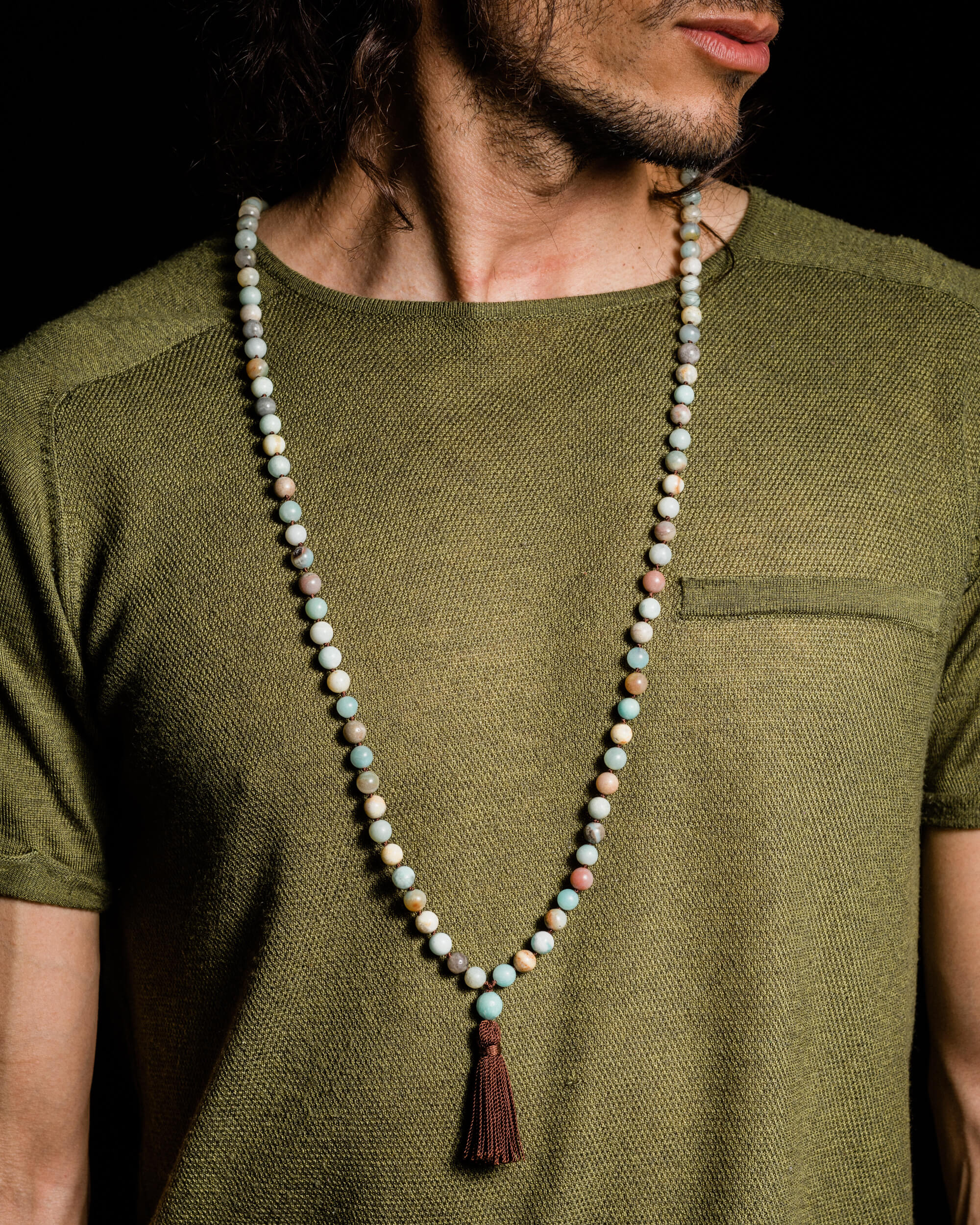 Japa Mala de Amazonita (8 mm)