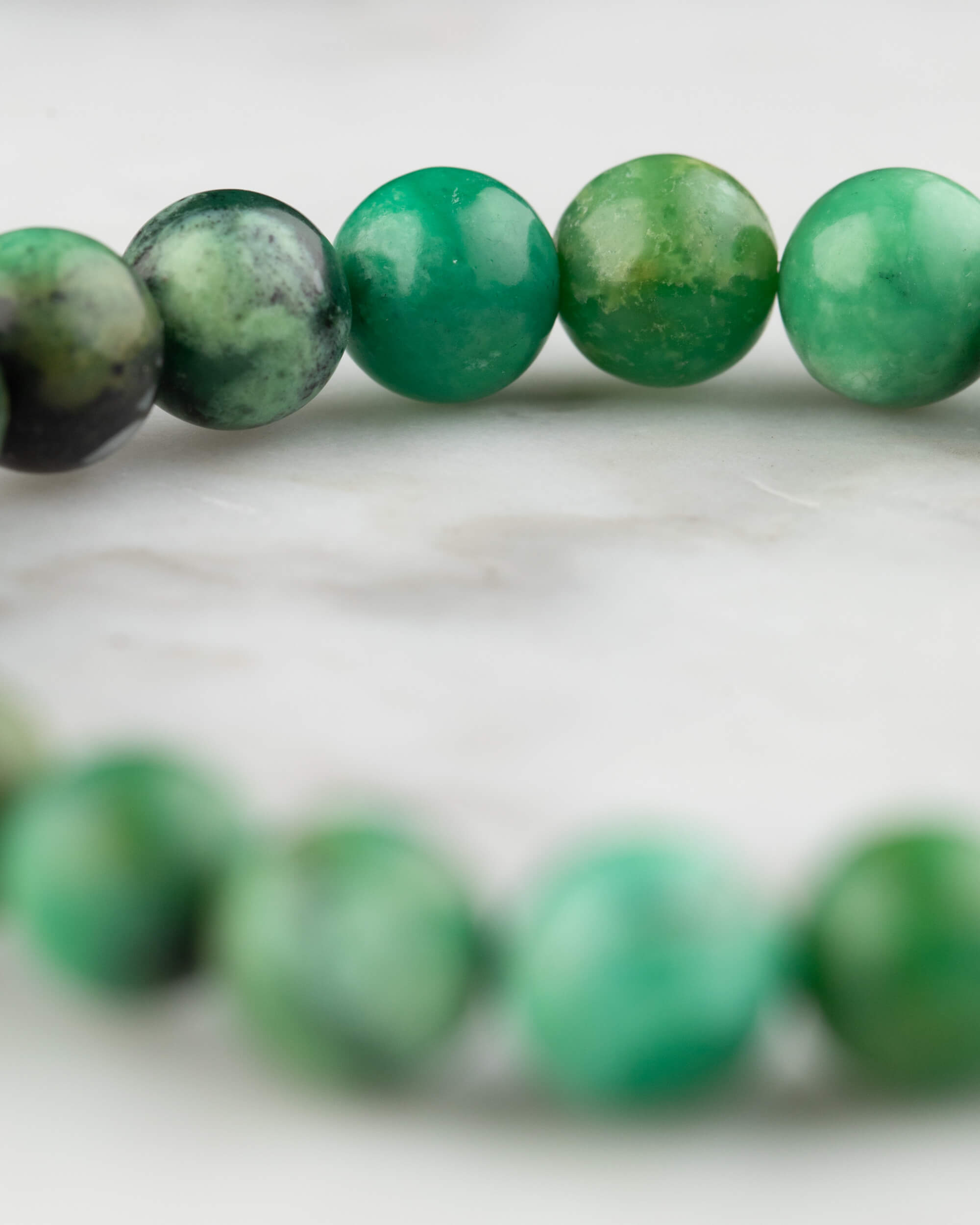 Pulsera de Variscita 8 mm - Verdad Emocional y Calma