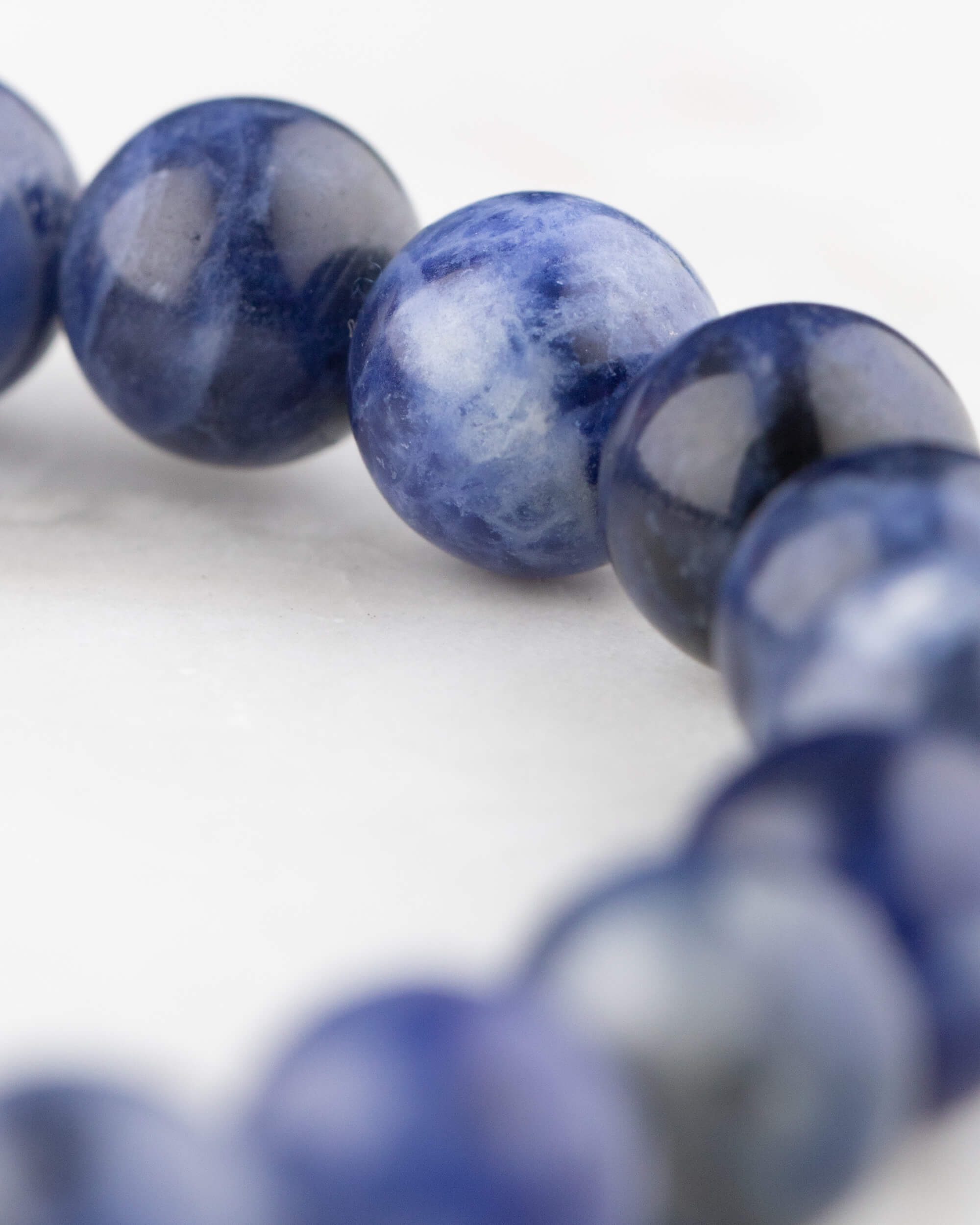 Pulsera de Sodalita 8 mm - Claridad Mental y Orden