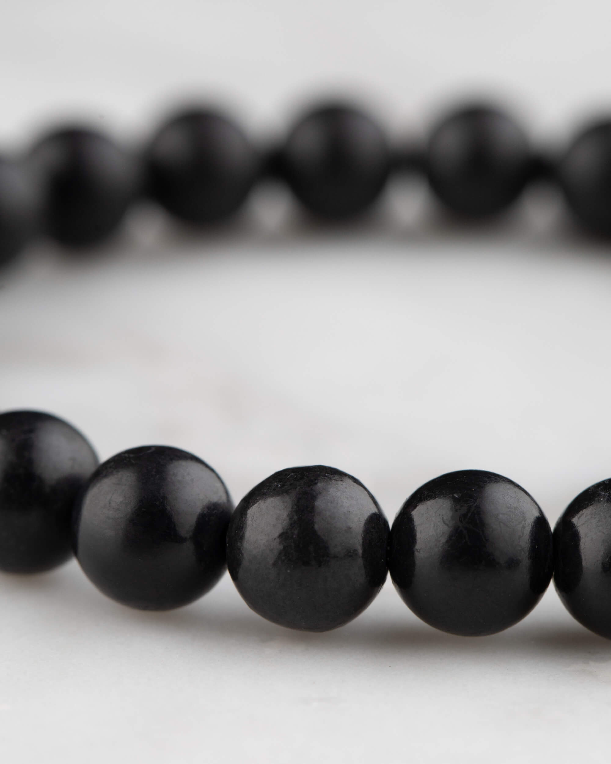 Pulsera de Shungita 8 mm - Contención y Protección Estable