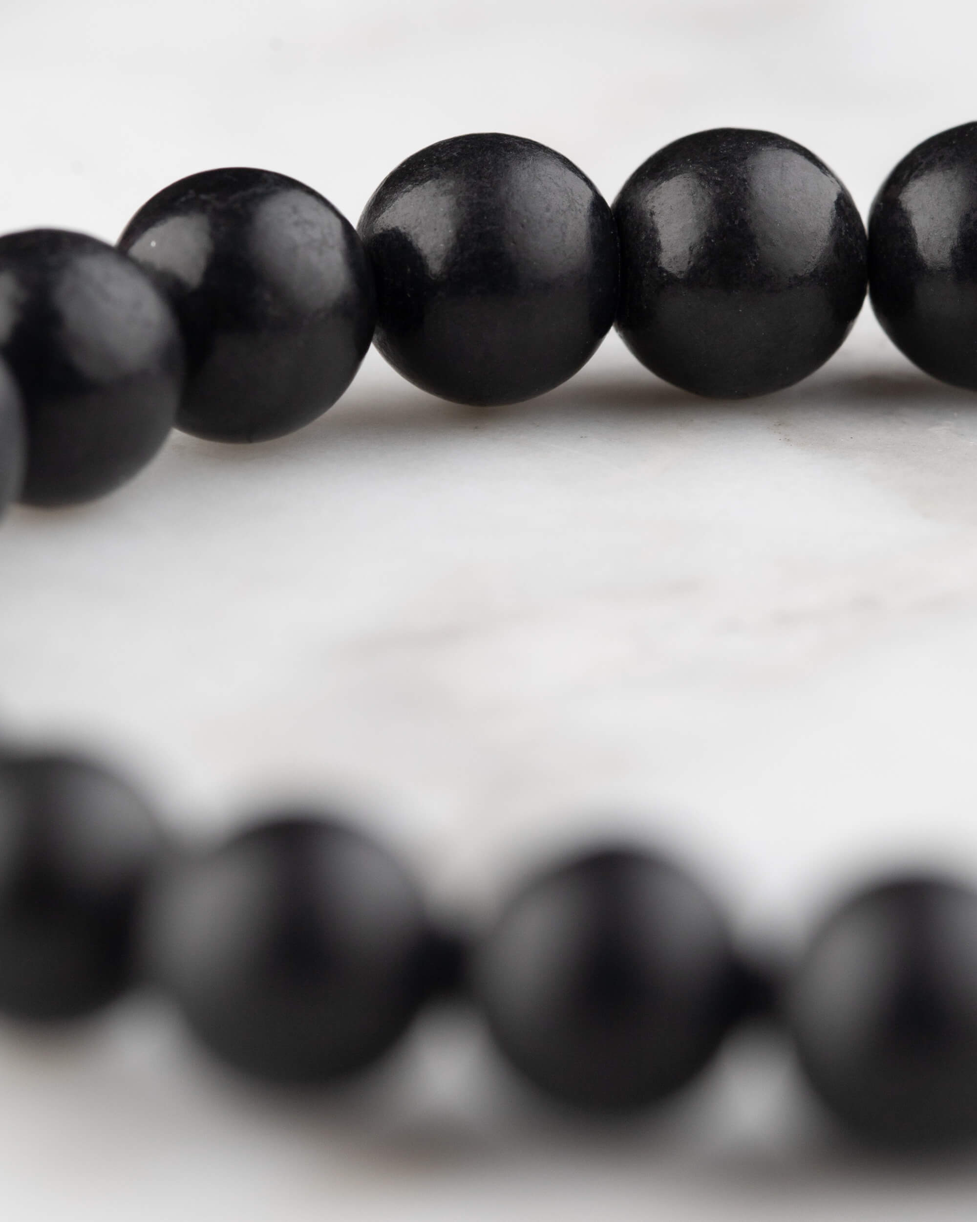 Pulsera de Shungita 8 mm - Contención y Protección Estable