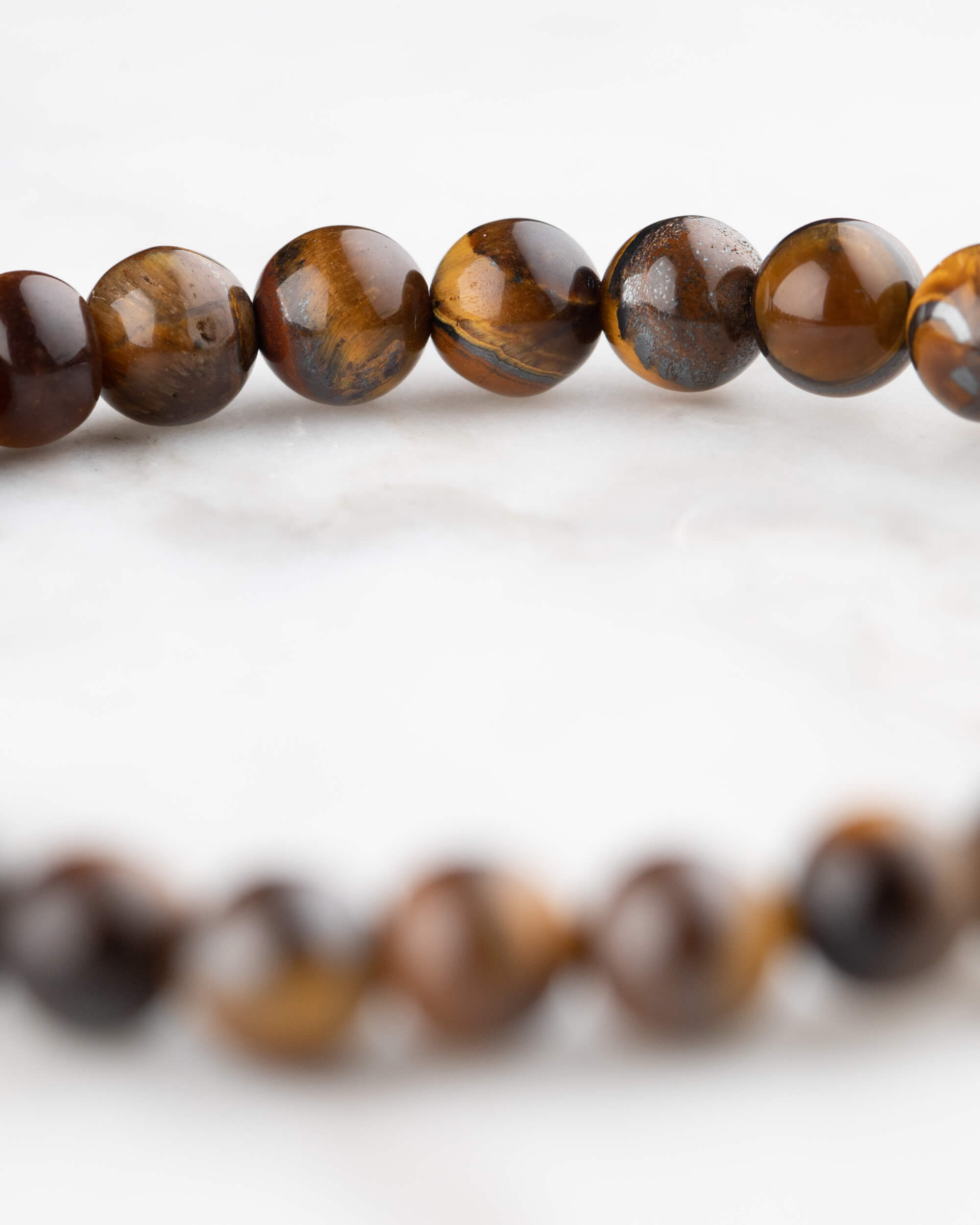 Pulsera de Ojo de Tigre 6 mm - Protección y Firmeza