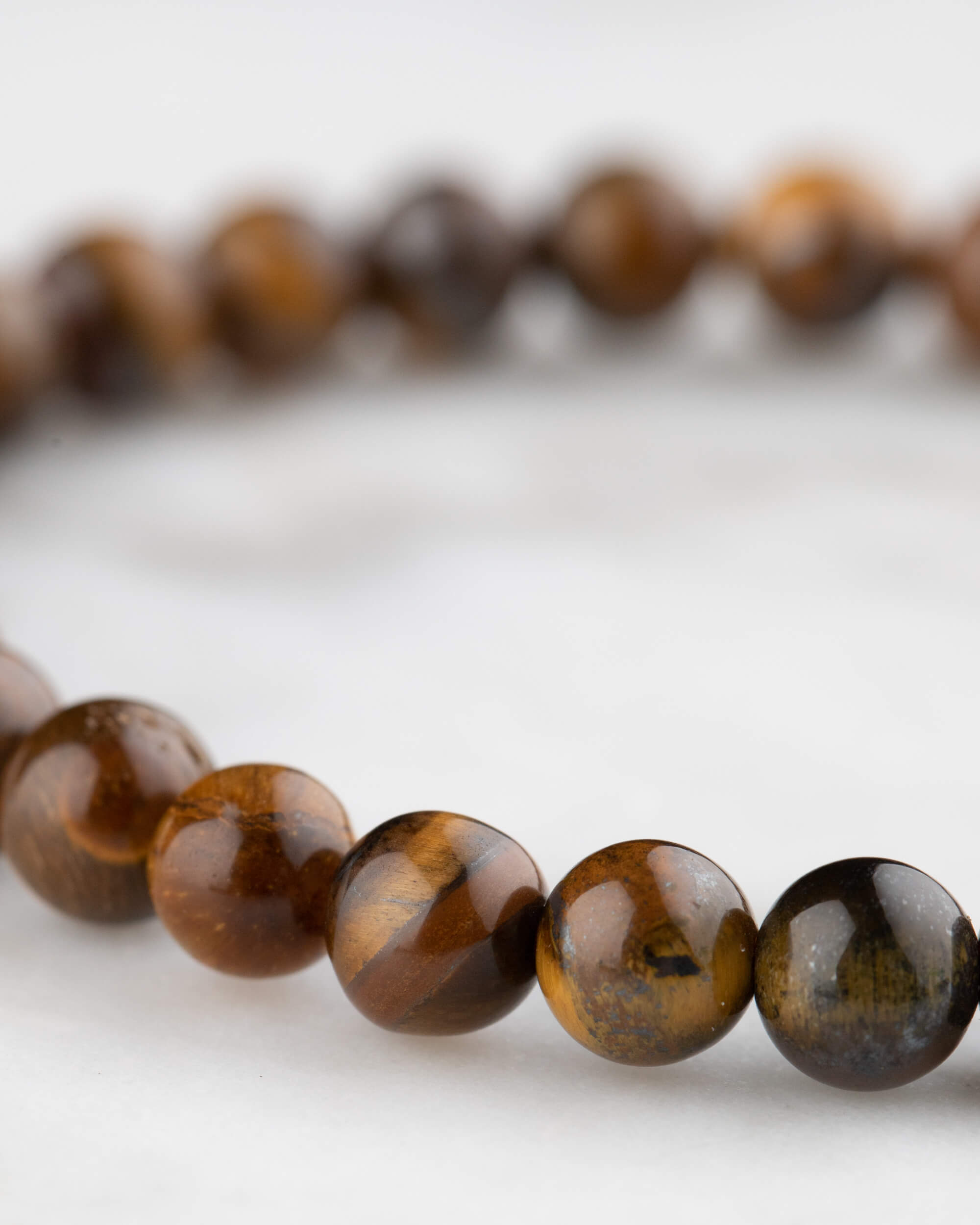 Pulsera de Ojo de Tigre 6 mm - Protección y Firmeza