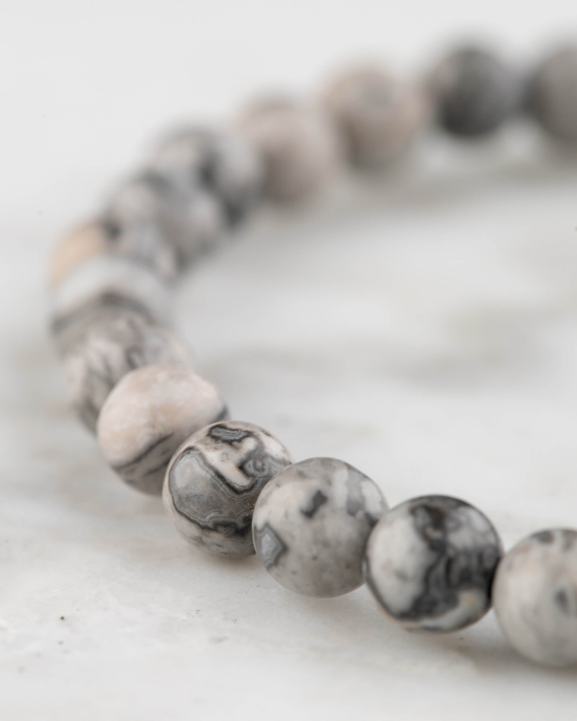 Pulsera de Jaspe Mapa (6 mm)