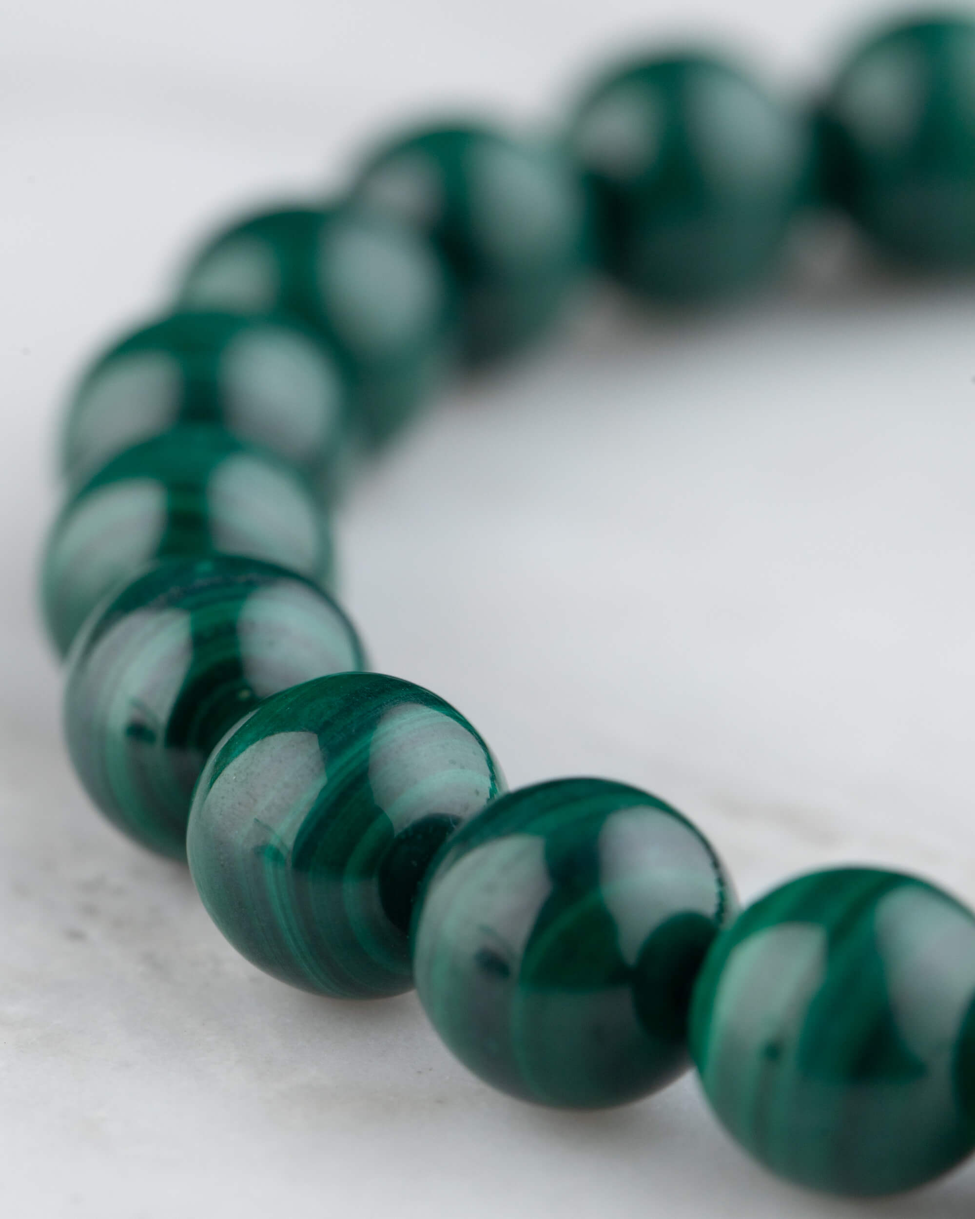 Pulsera de Malaquita (8 mm)