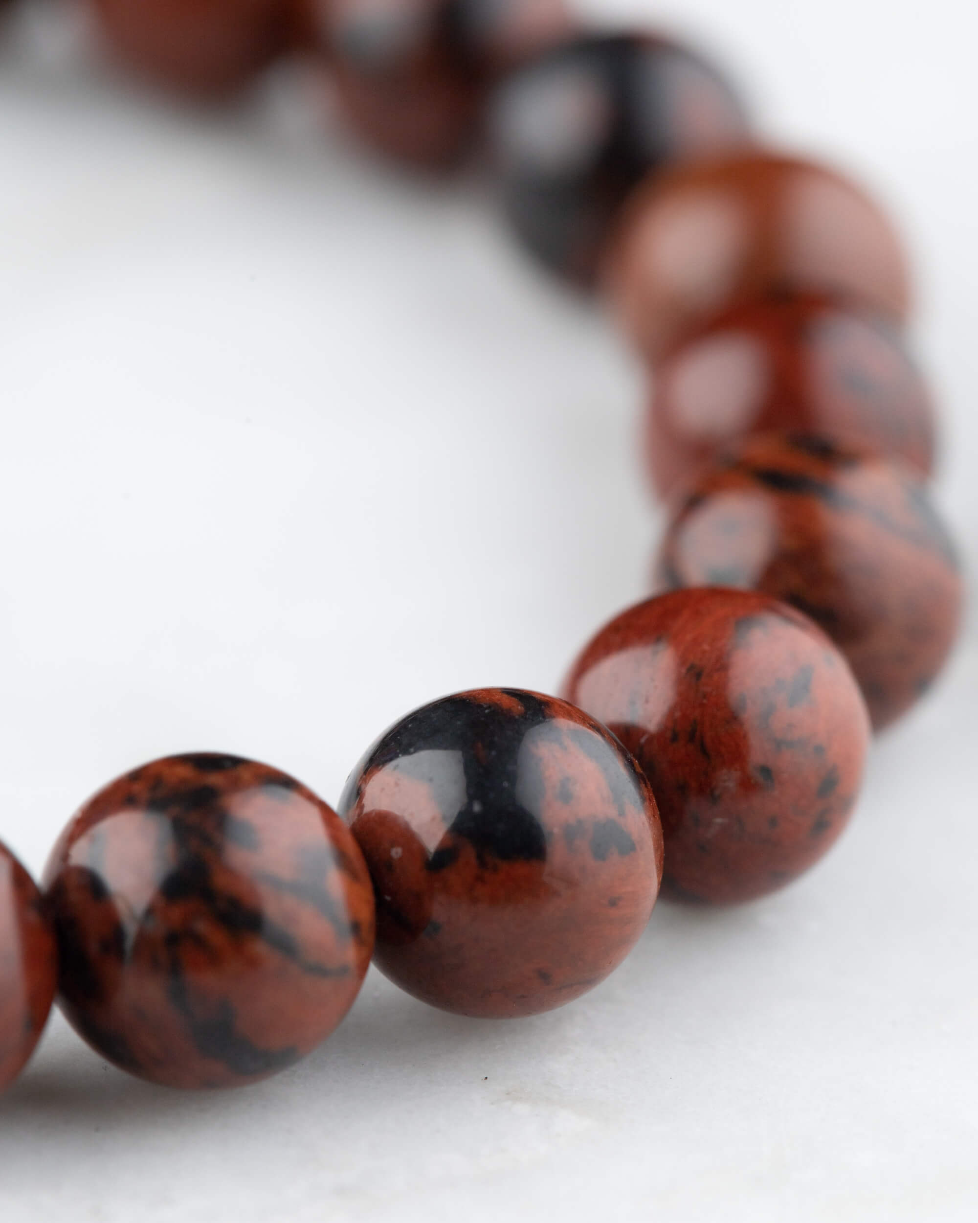 Pulsera de Obsidiana Caoba (8 mm)