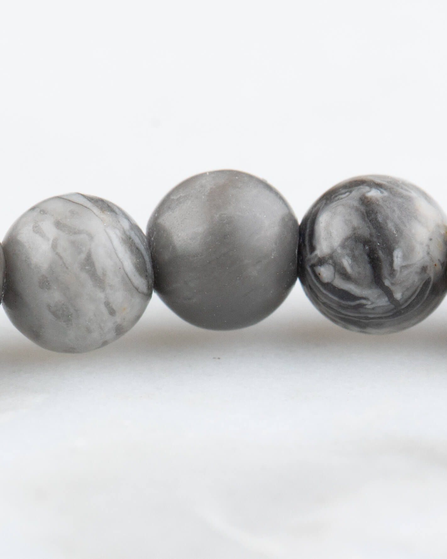 Pulsera de Jaspe Mapa (4 mm)