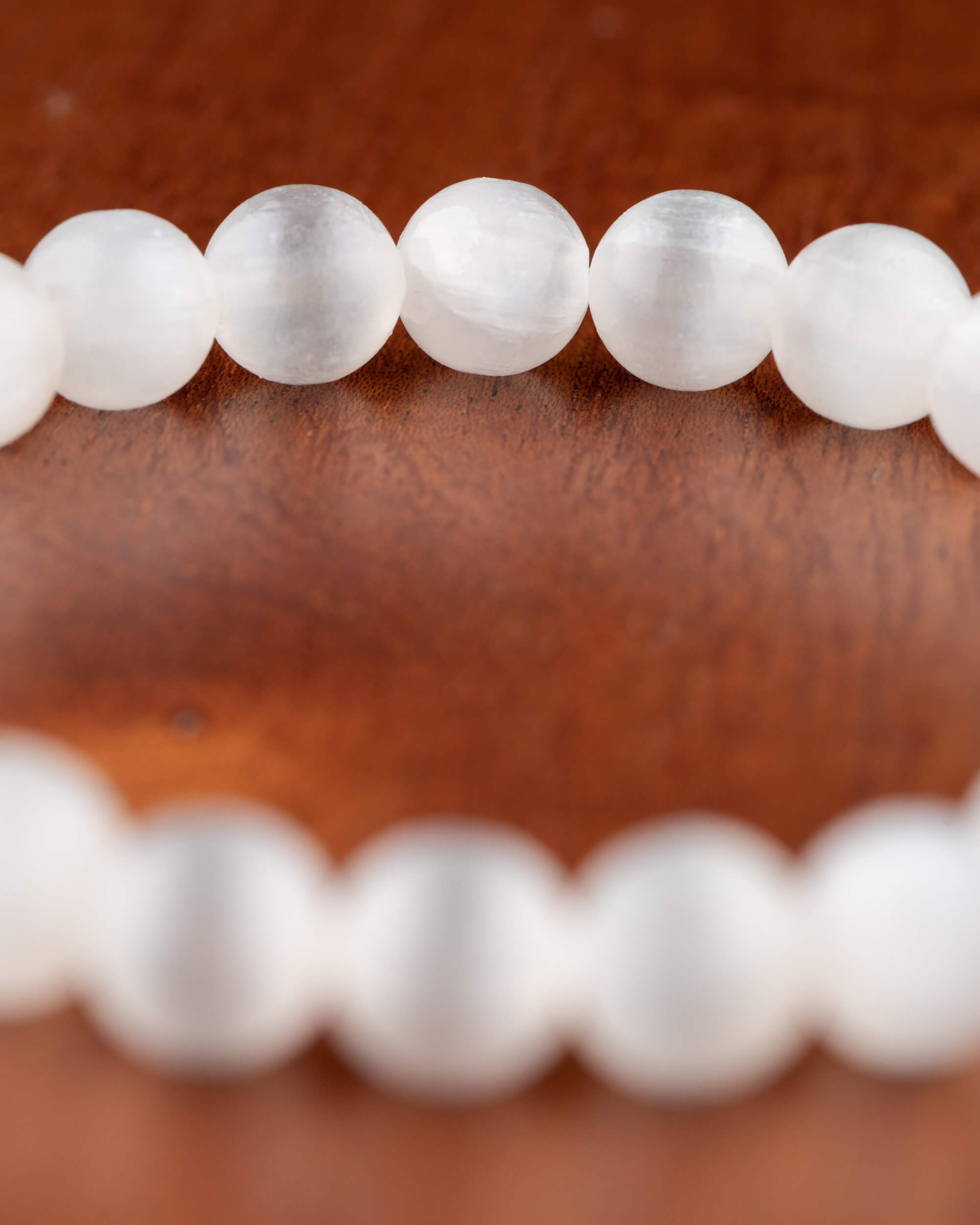 Pulsera de Selenita (8 mm)