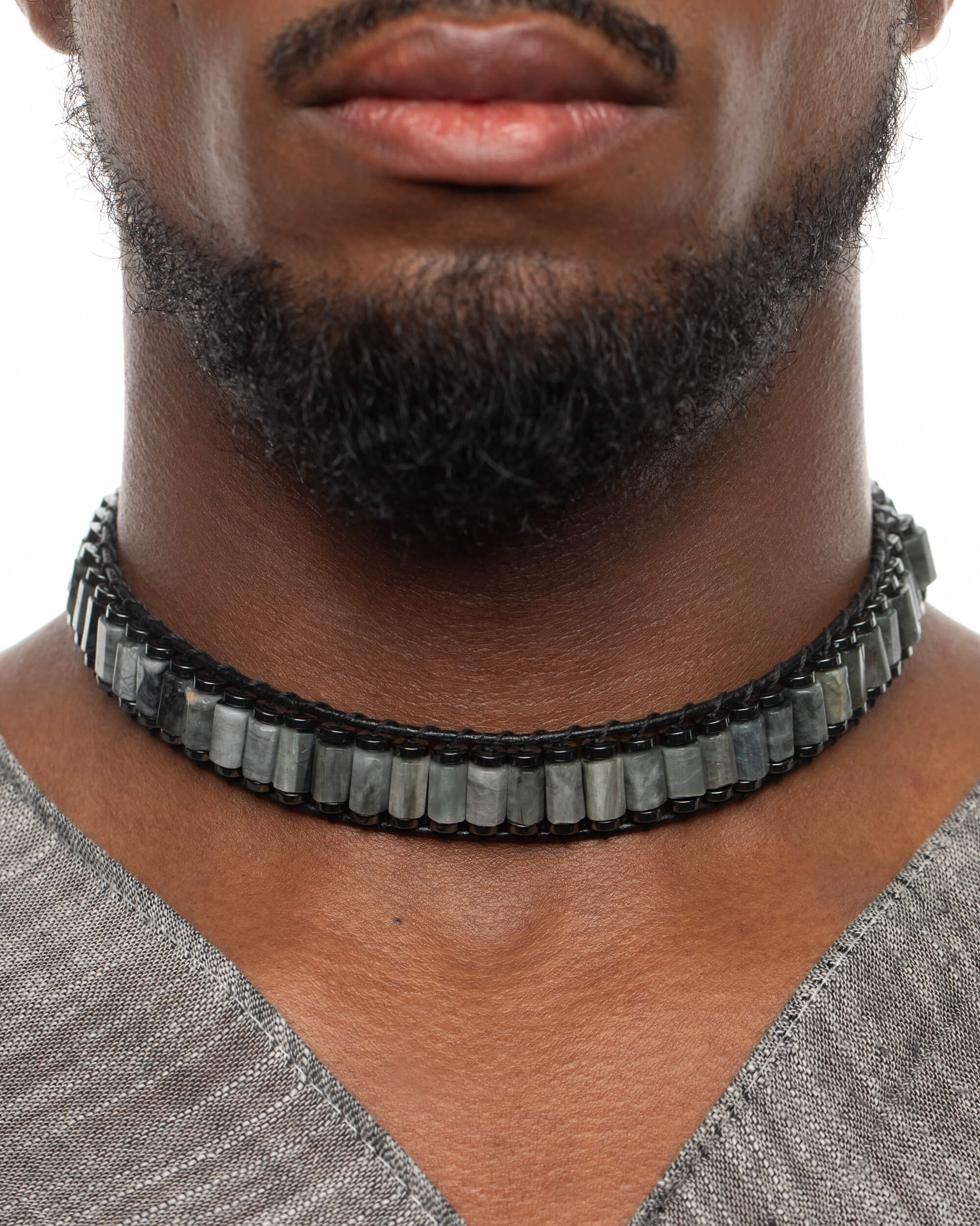 Collar Cosmosis Ajustable - Visión Enraizada y Perspectiva (Ojo de Halcón)