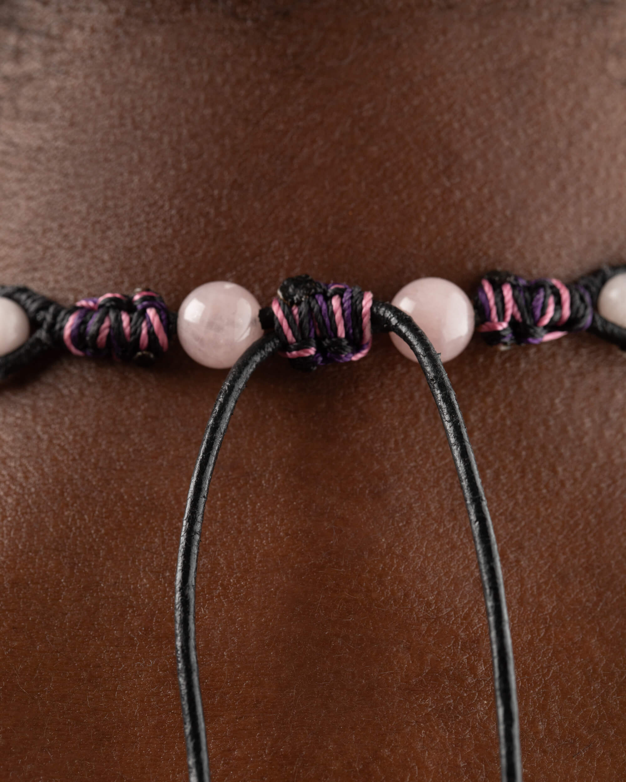 Collar Lunarium Ajustable - Refugio Lunar y Calma (Citrino y Piedra Luna)