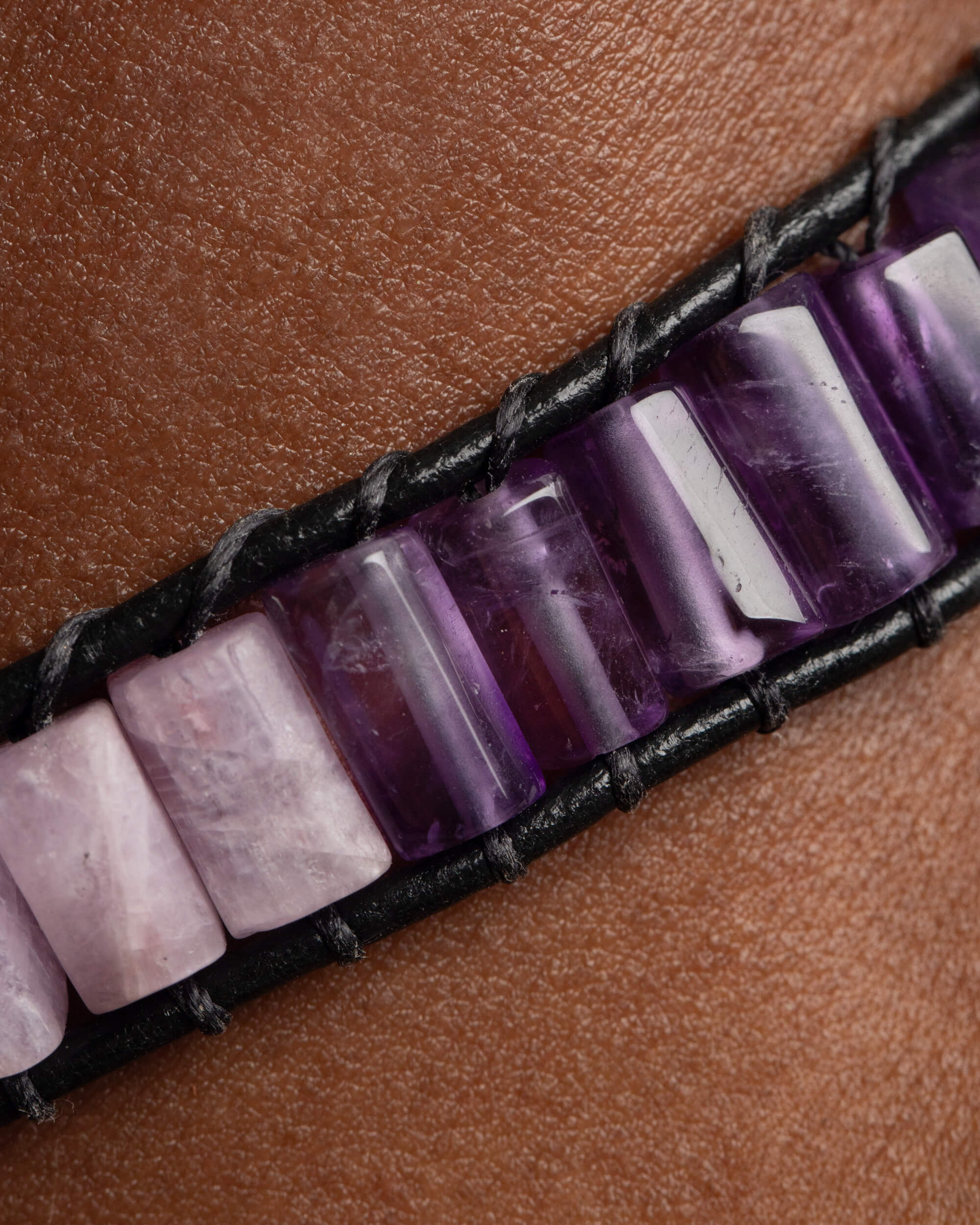 Collar Lunarium Ajustable - Refugio Lunar y Calma (Citrino y Piedra Luna)