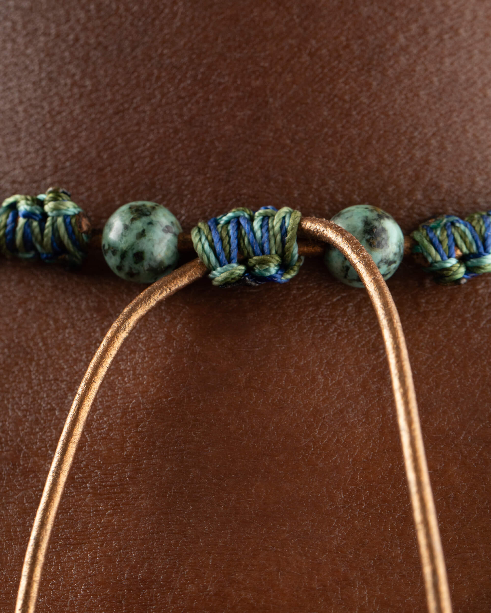 Collar Pleiades Ajustable - Voz Sanadora y Verdad (Crisoprasa y Turquesa)