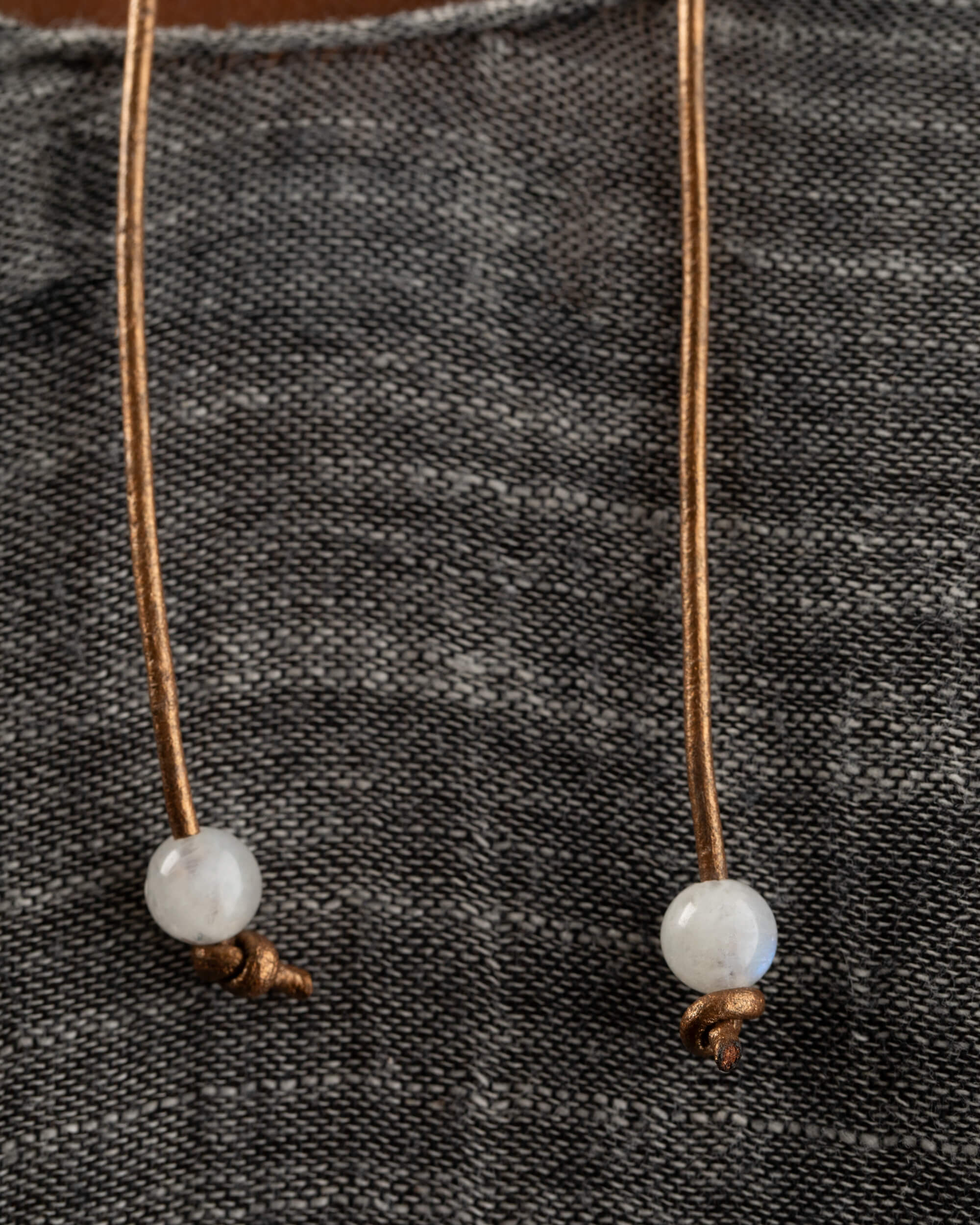 Collar Polaris Ajustable - Norte Interno y Dirección (Aguamarina y Lapislázuli)