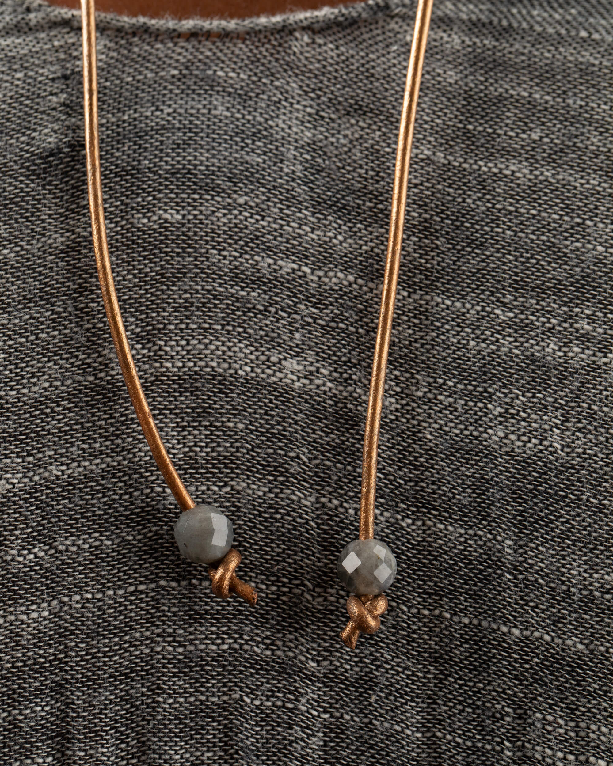 Collar Nebulae Ajustable - Velo Estelar e Intuición (Labradorita)