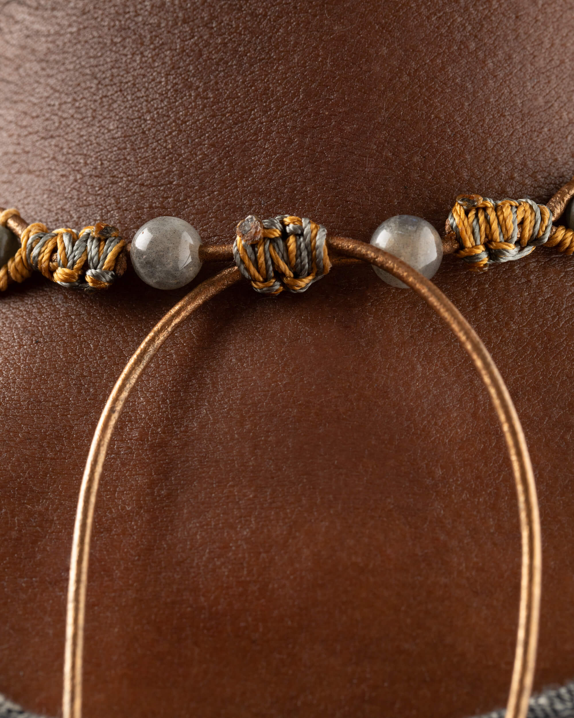 Collar Nebulae Ajustable - Velo Estelar e Intuición (Labradorita)