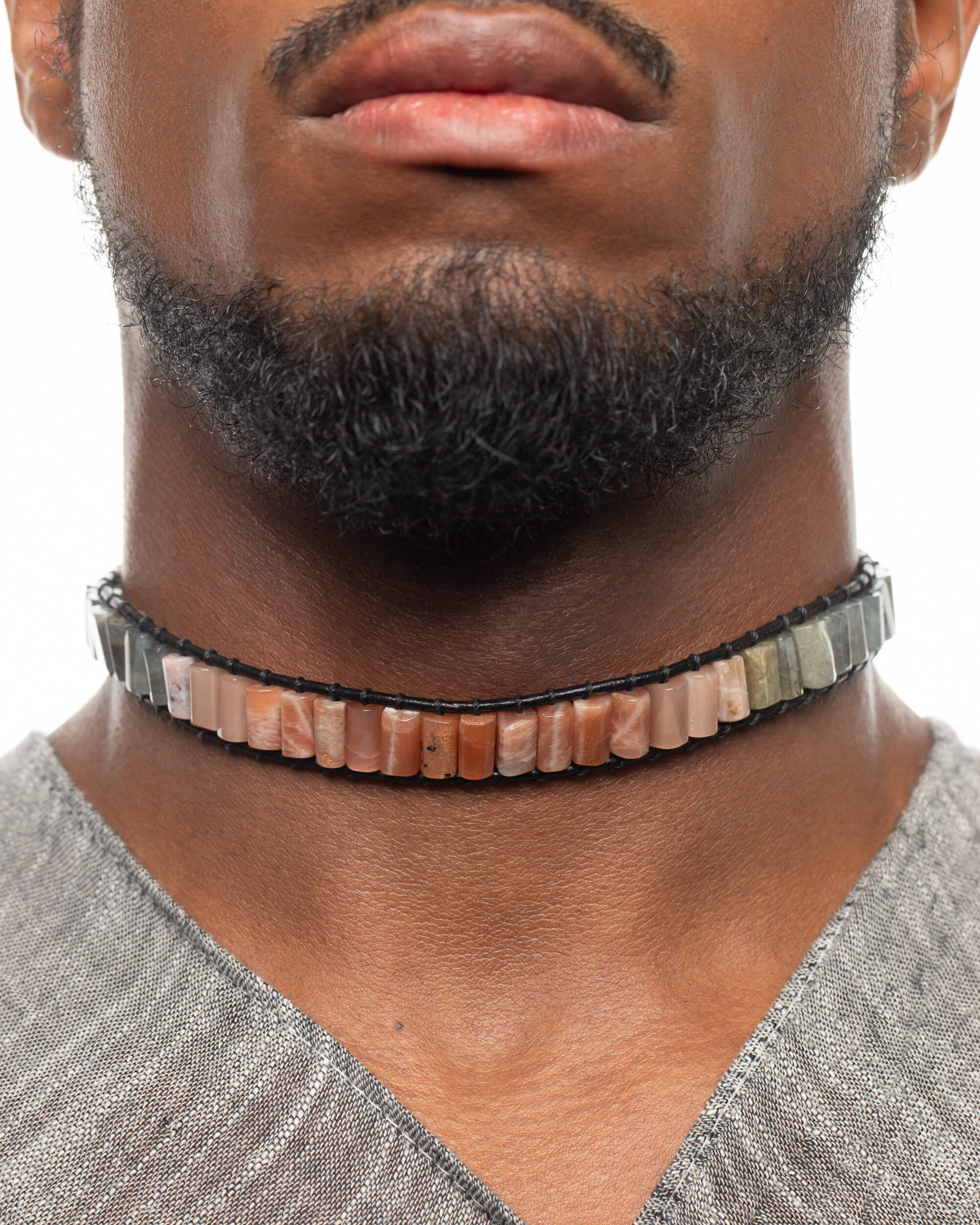 Collar Solárium Ajustable - Liderazgo Consciente y Visión (Piedra Sol)