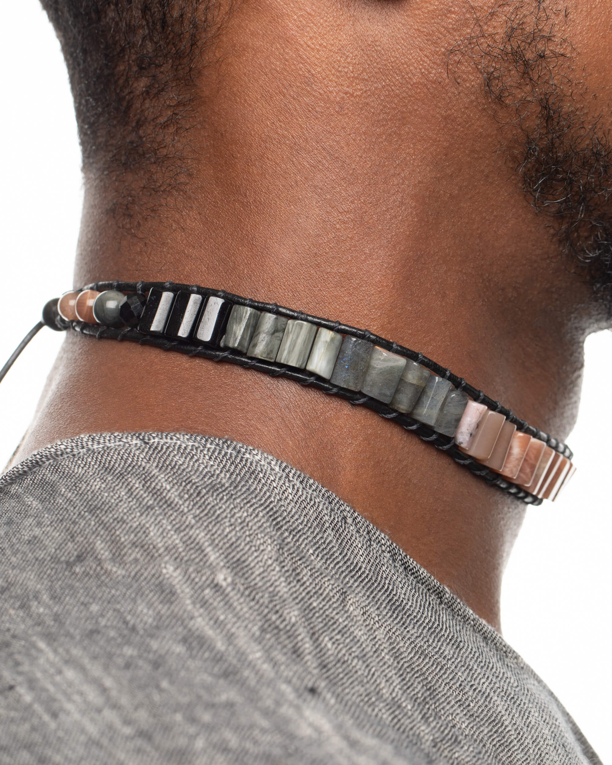 Collar Solárium Ajustable - Liderazgo Consciente y Visión (Piedra Sol)