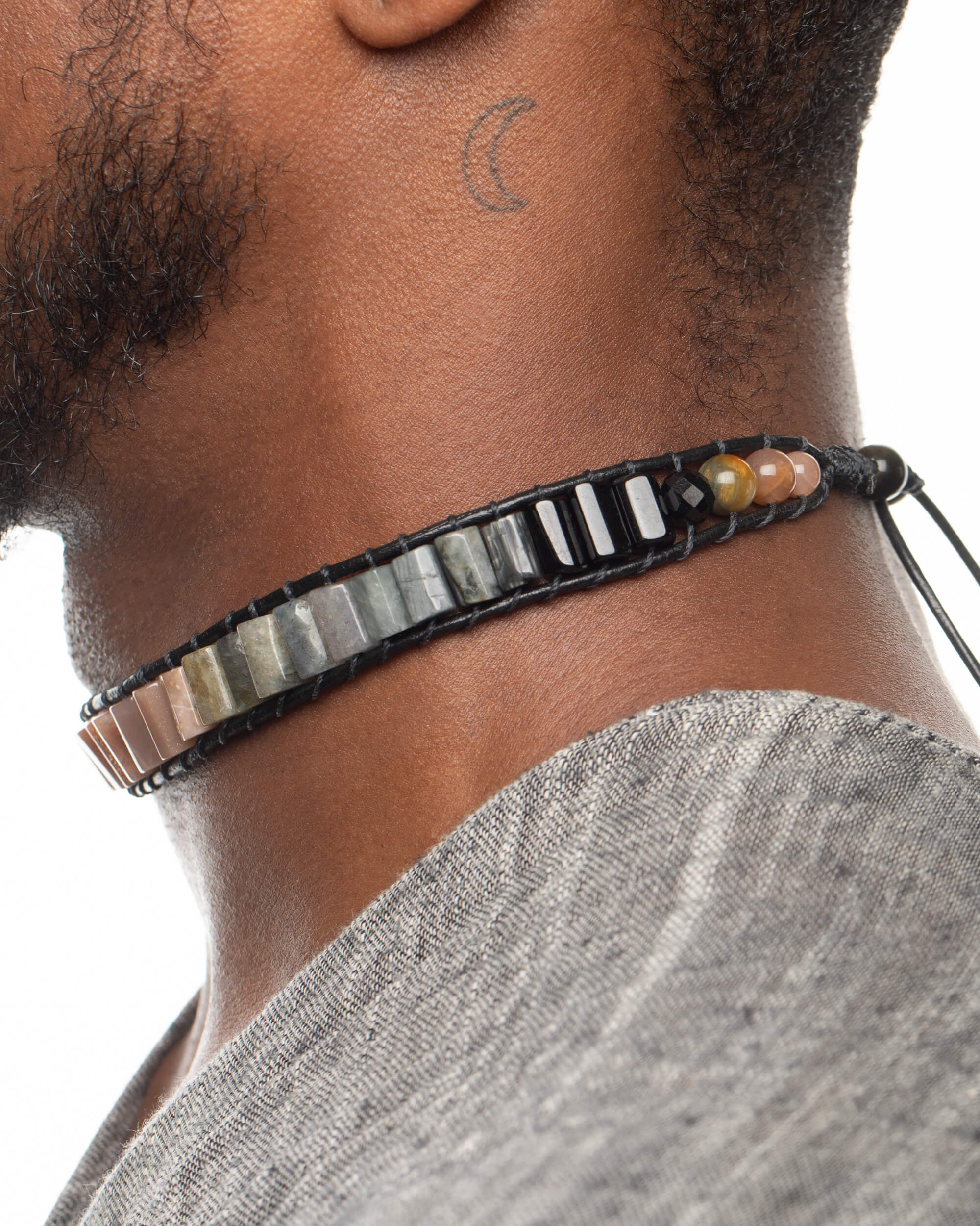 Collar Solárium Ajustable - Liderazgo Consciente y Visión (Piedra Sol)