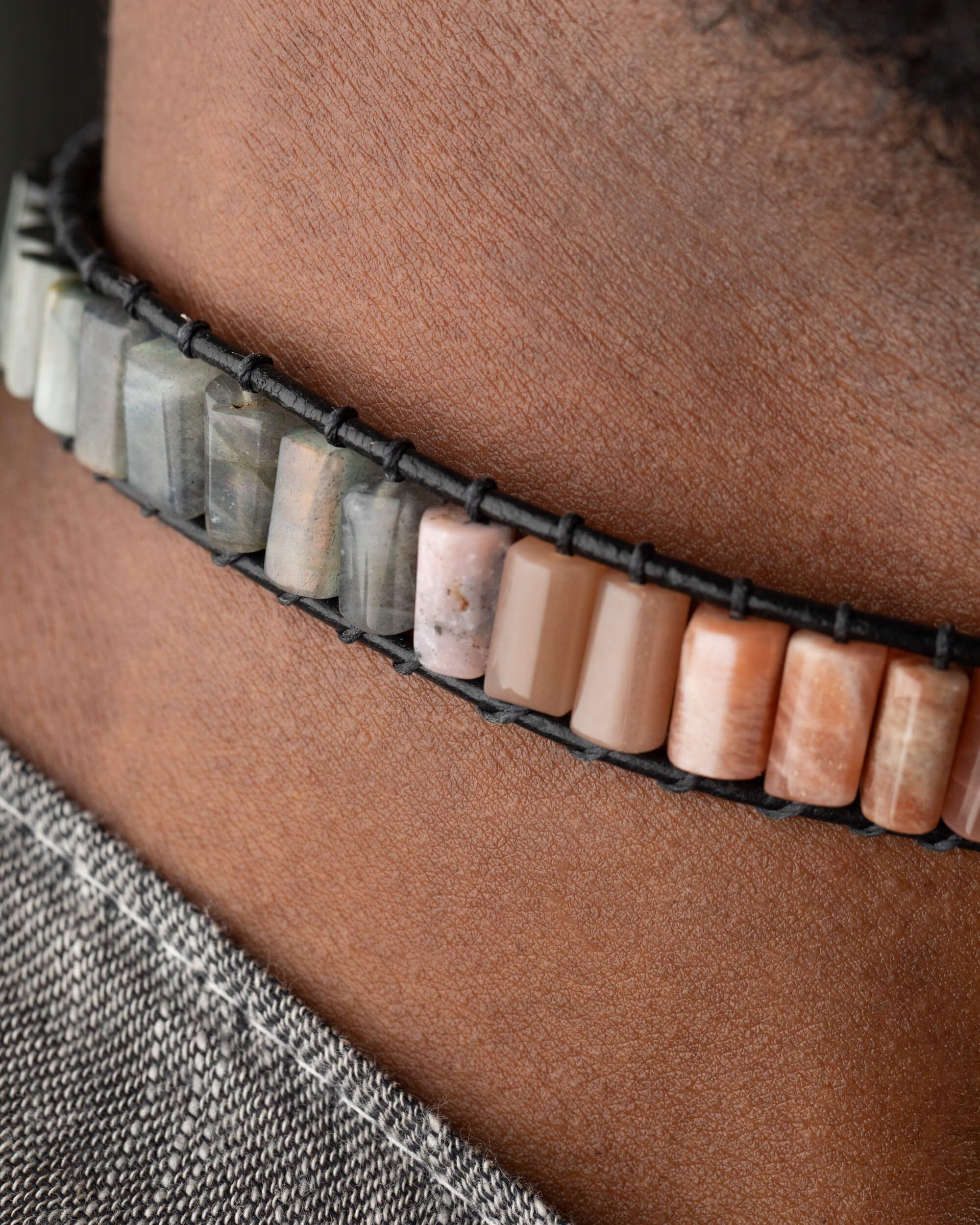 Collar Solárium Ajustable - Liderazgo Consciente y Visión (Piedra Sol)