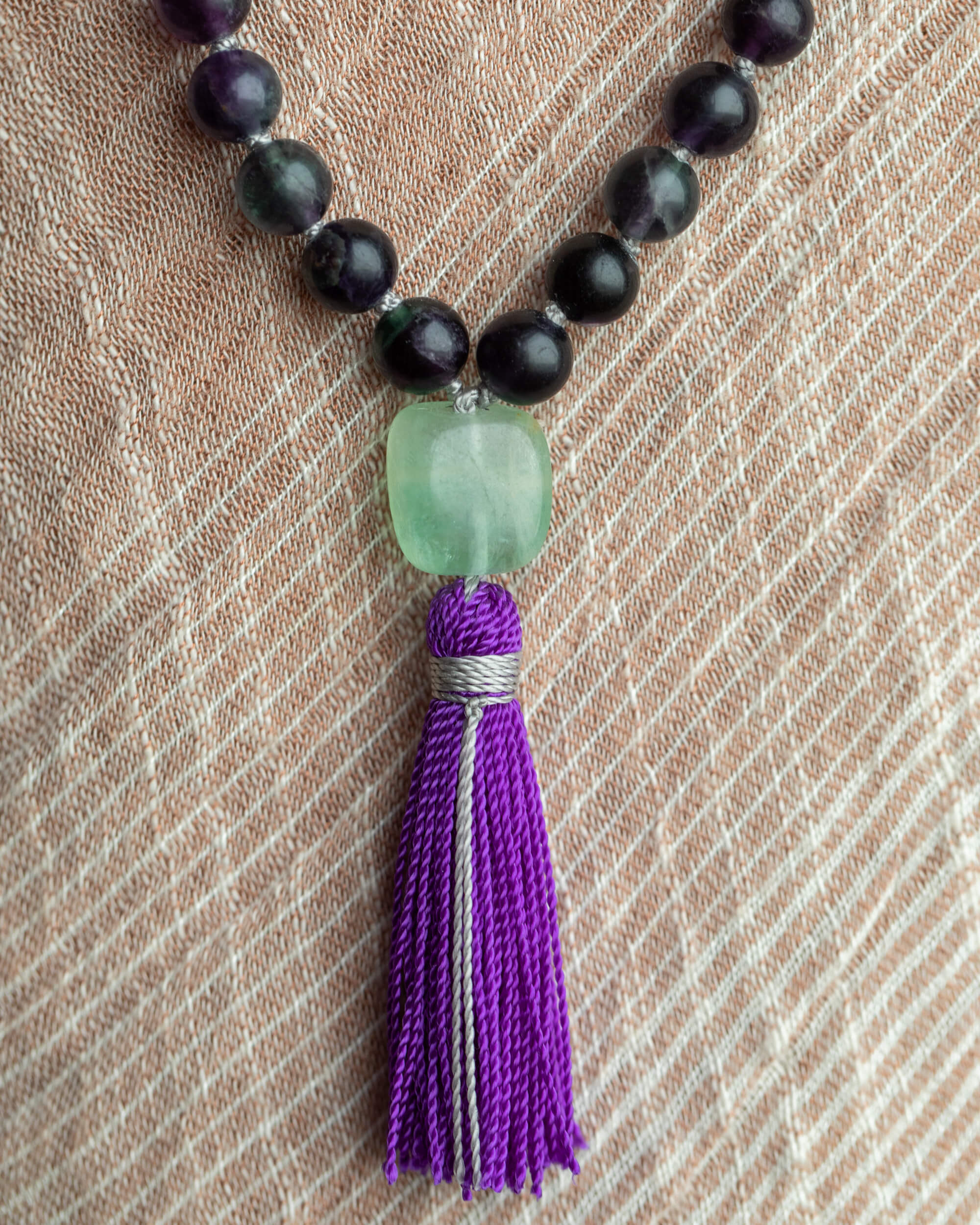 Japa Mala de Fluorita (8 mm)