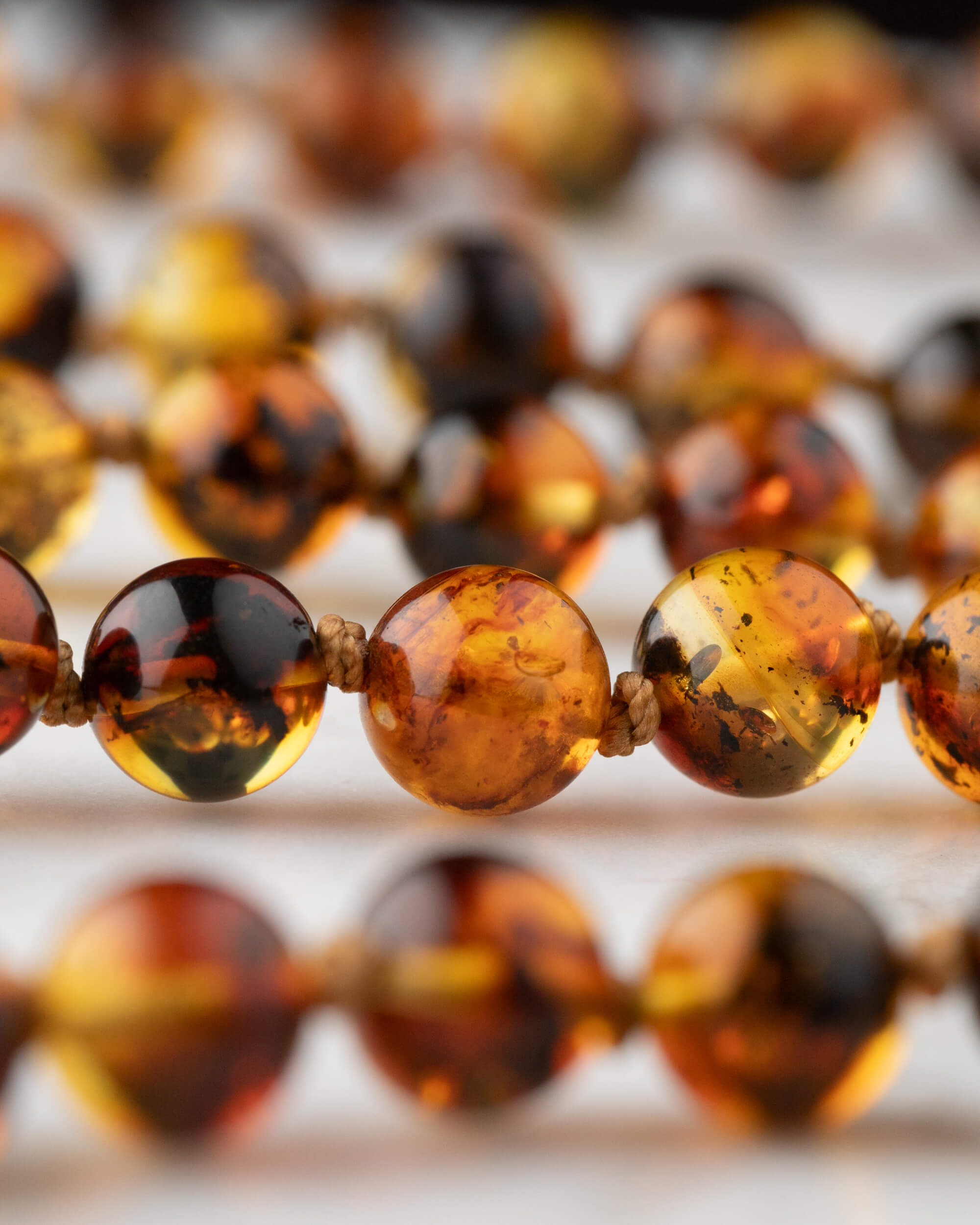 Japa Mala de Ámbar (8 mm)