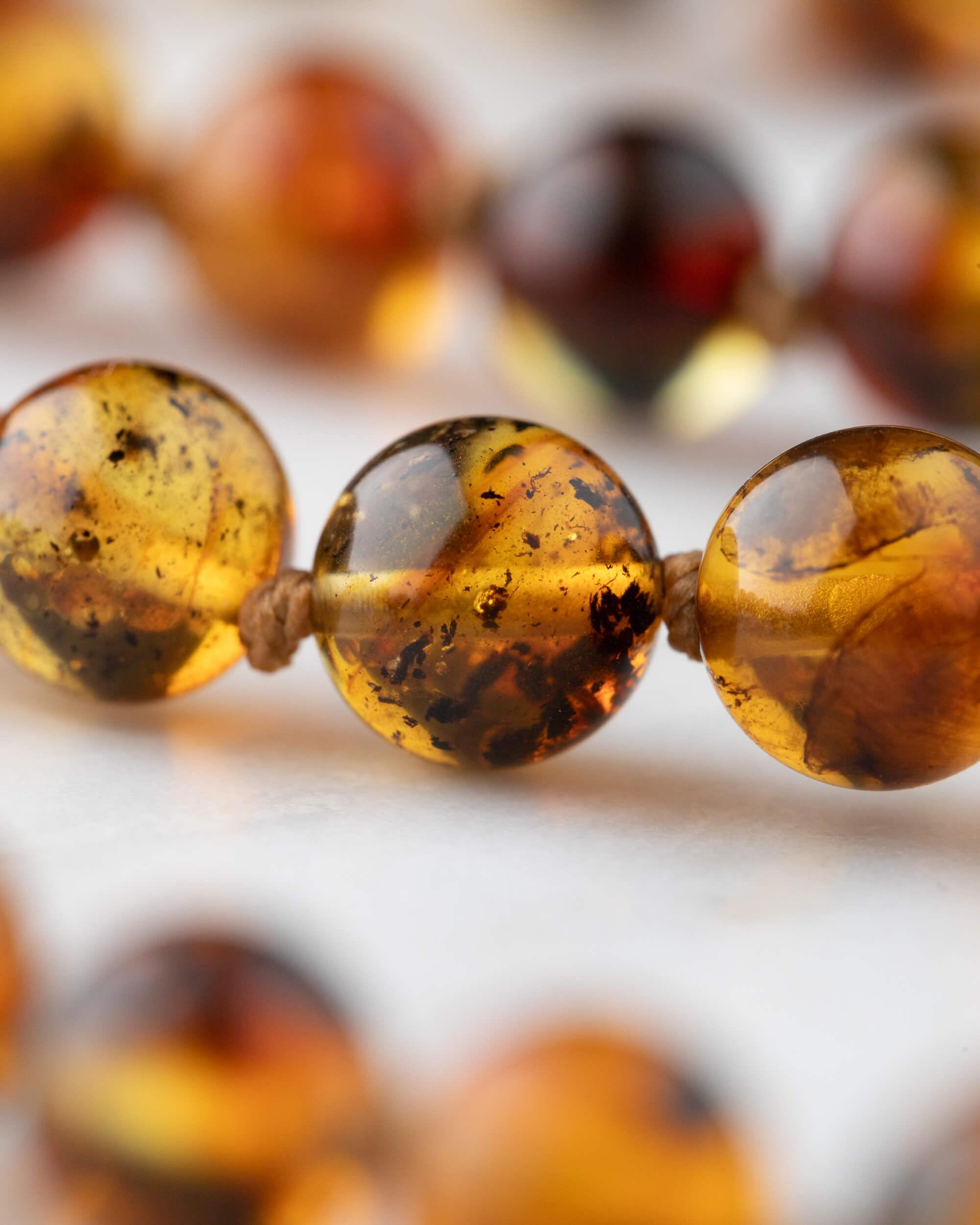 Japa Mala de Ámbar (8 mm)