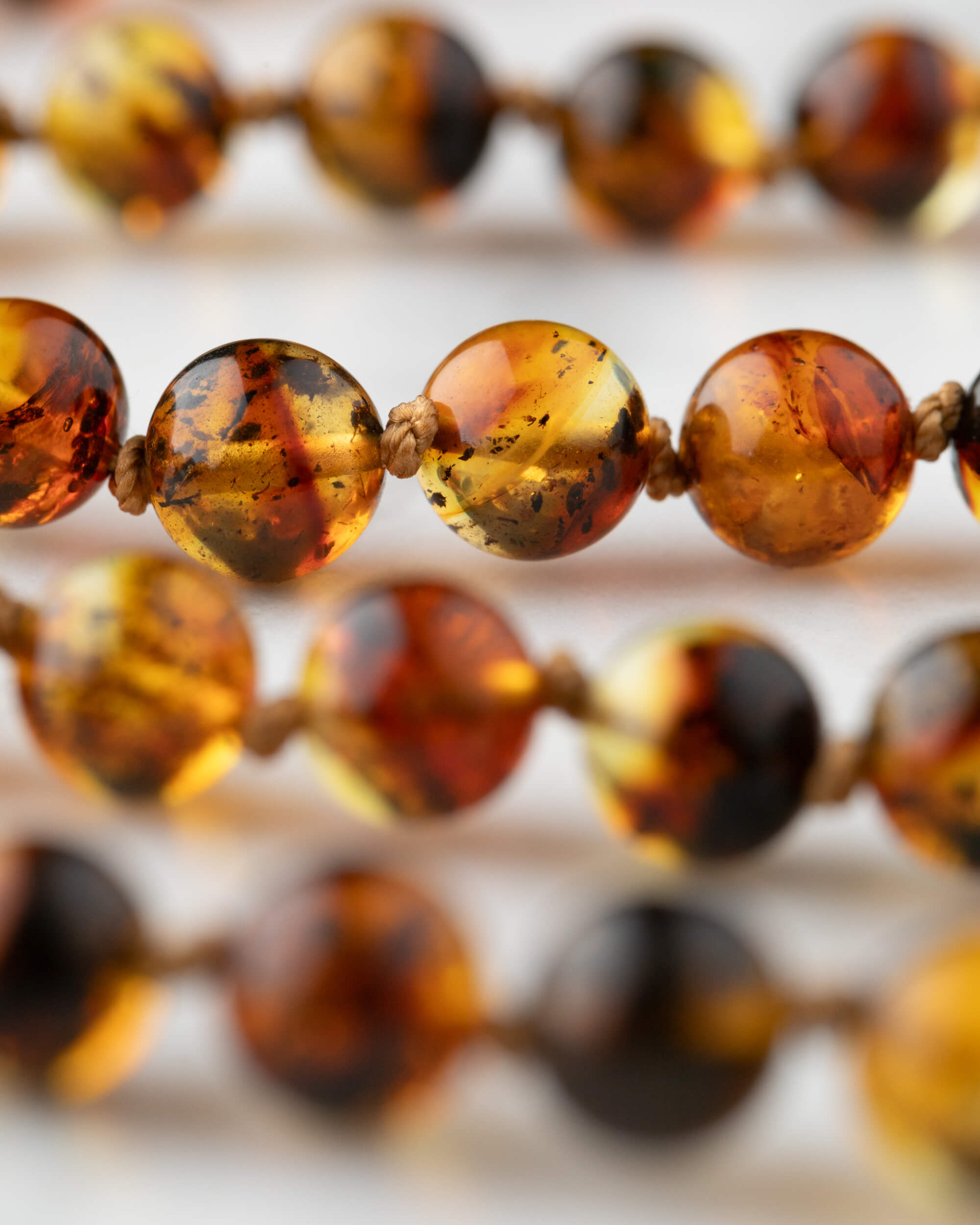 Japa Mala de Ámbar (8 mm)