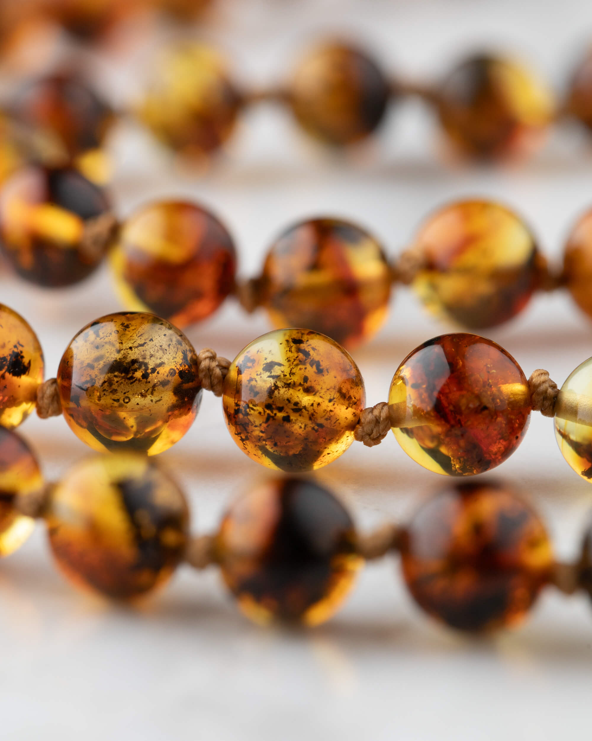 Japa Mala de Ámbar (8 mm)