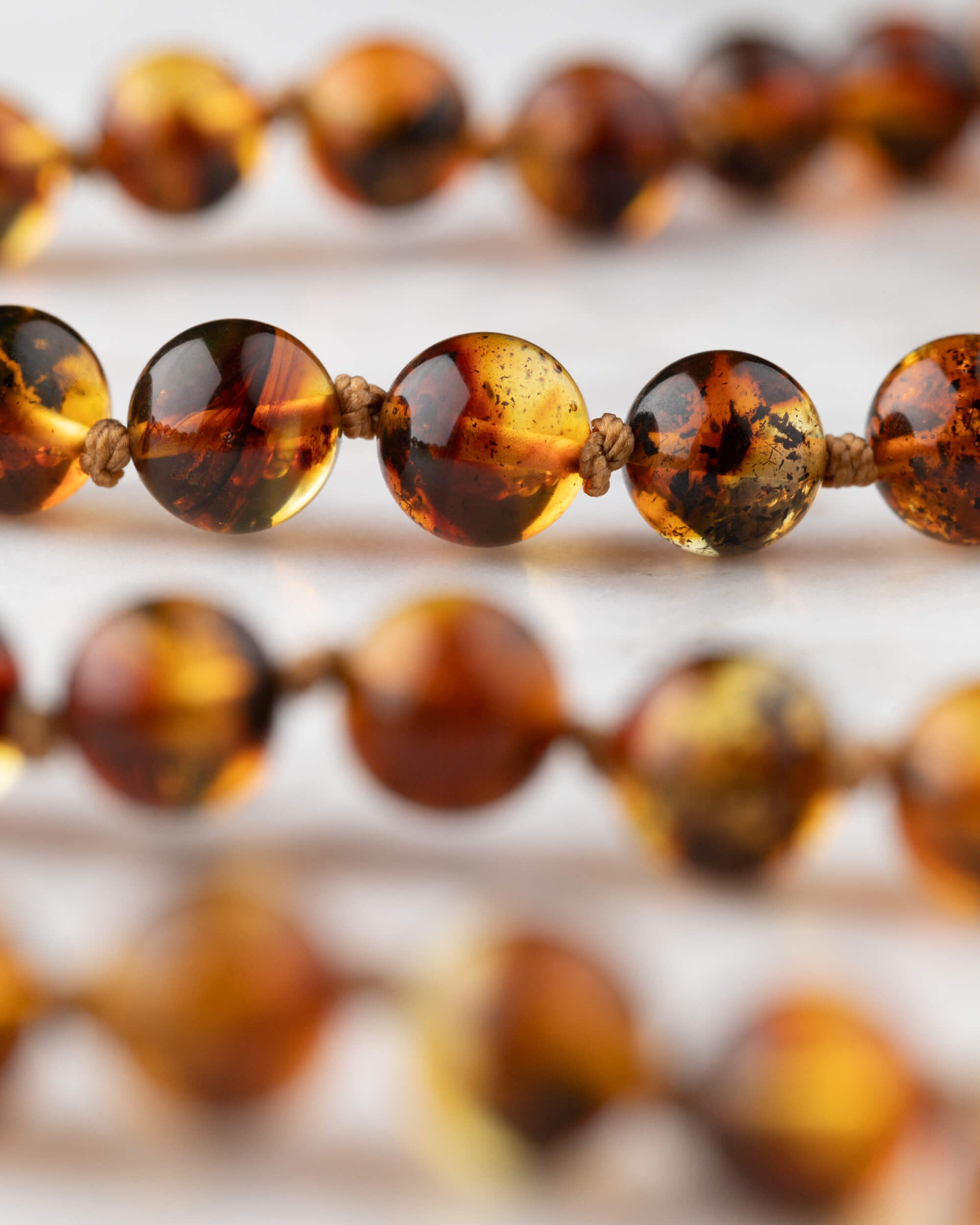Japa Mala de Ámbar (8 mm)