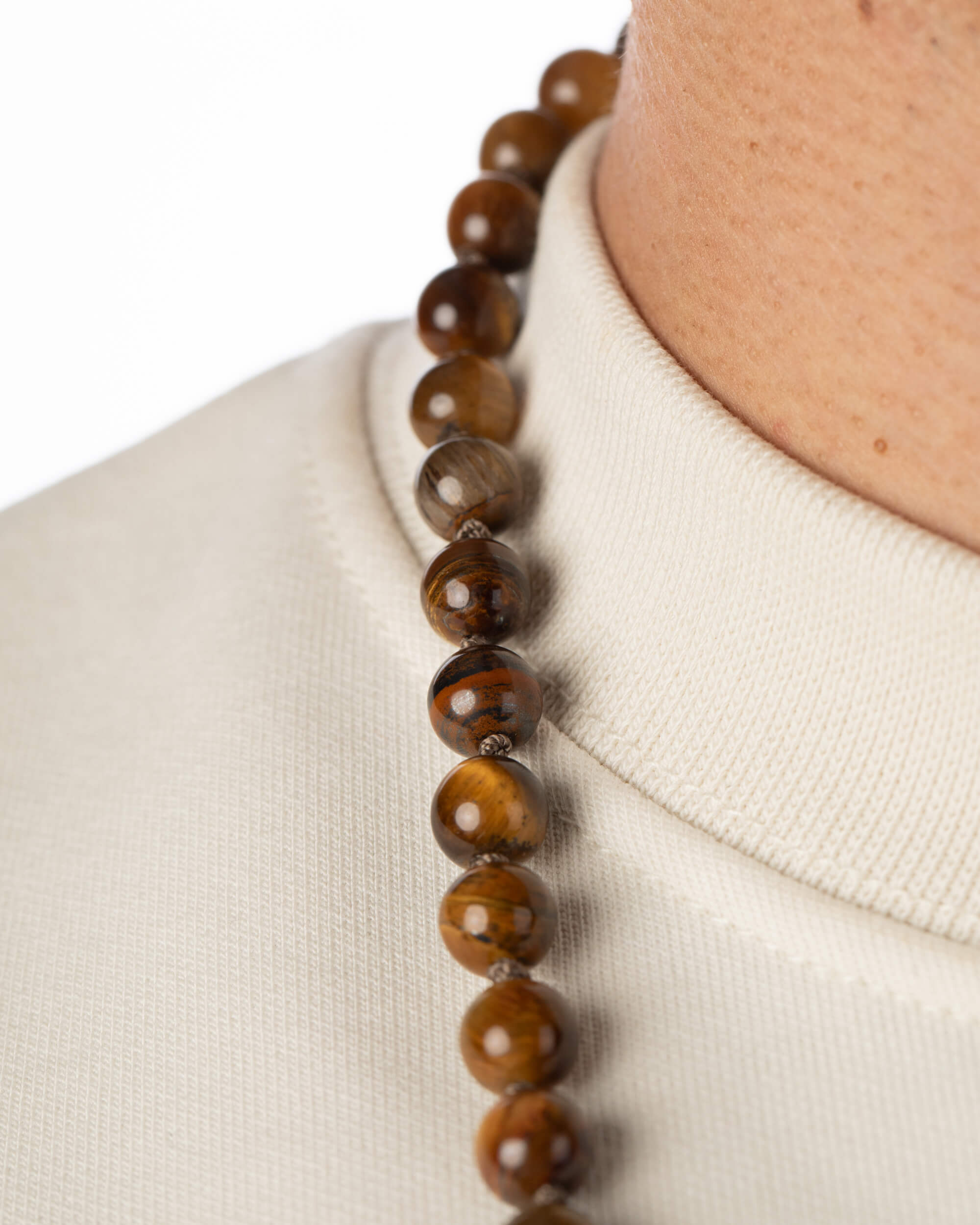 Codificador Doble Ojo de Tigre 90 Cuentas - Protección y Claridad (Agesta)