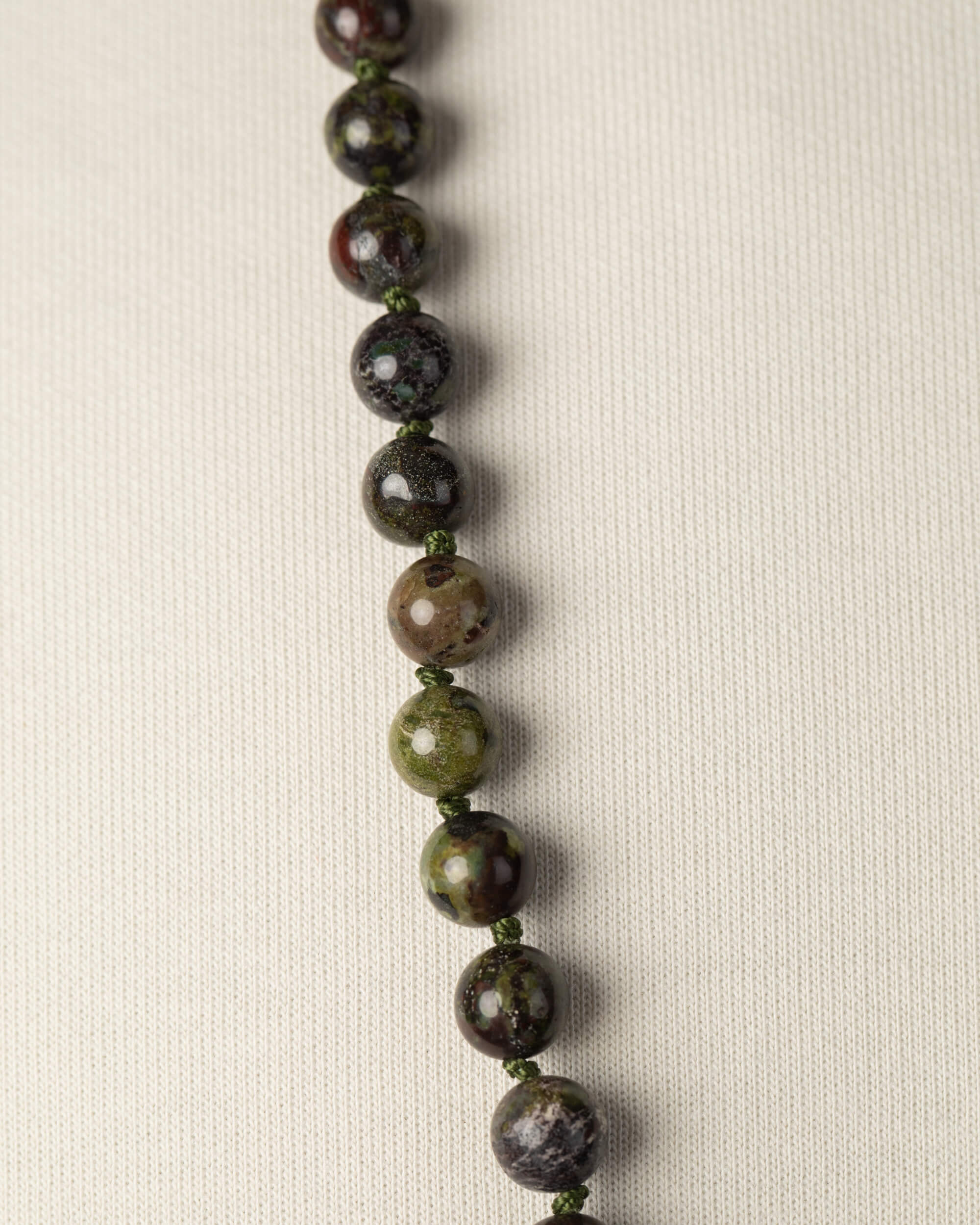 Codificador Doble Jaspe Sangre de Dragón 90 Cuentas - Poder Digno (Agesta)