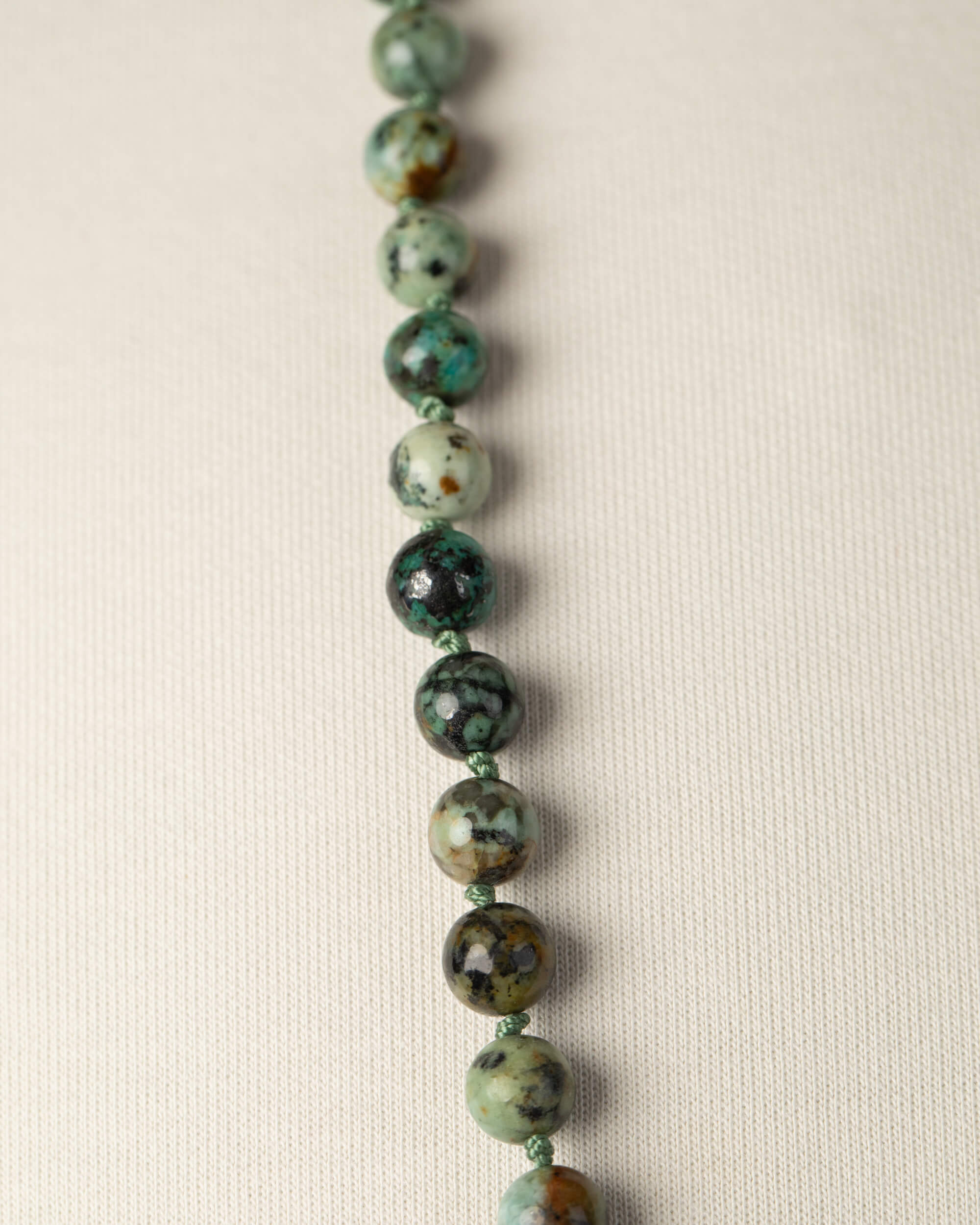 Codificador Doble Turquesa Africana 90 Cuentas - Voz Serena y Evolución (Agesta)