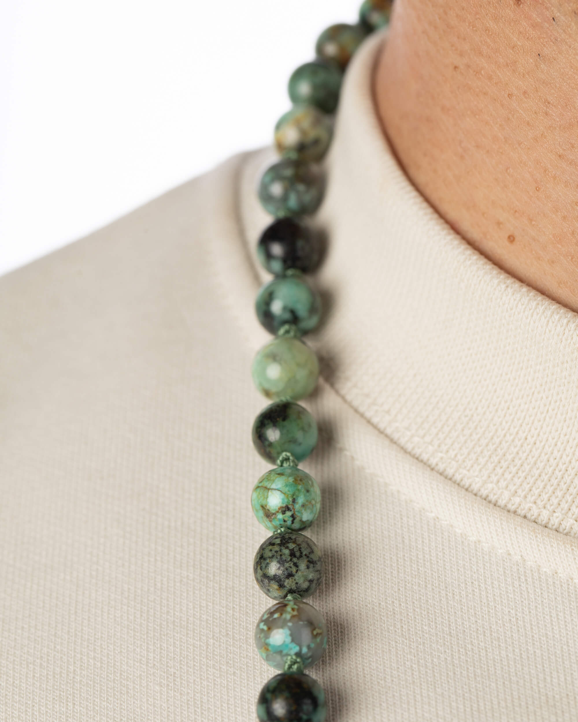 Codificador Doble Turquesa Africana 90 Cuentas - Voz Serena y Evolución (Agesta)