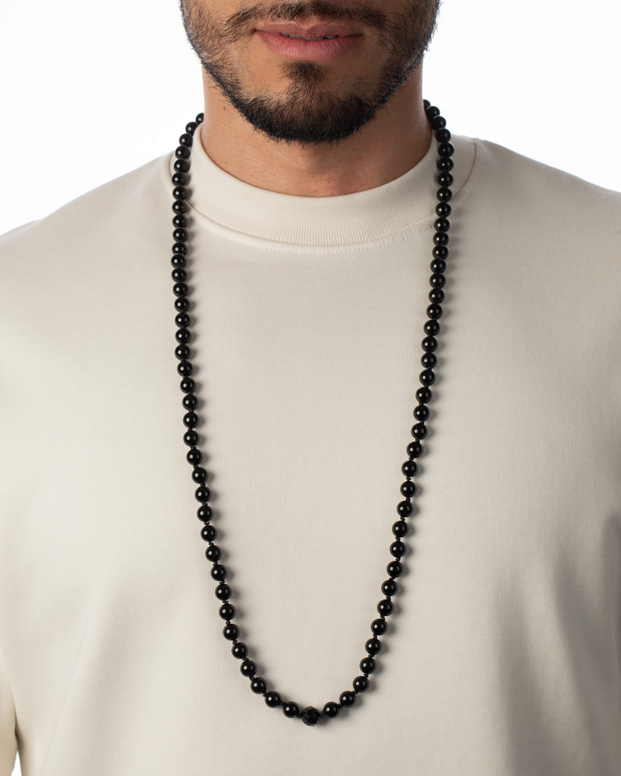 Codificador Doble Turmalina Negra 90 Cuentas - Protección y Raíz (Agesta)