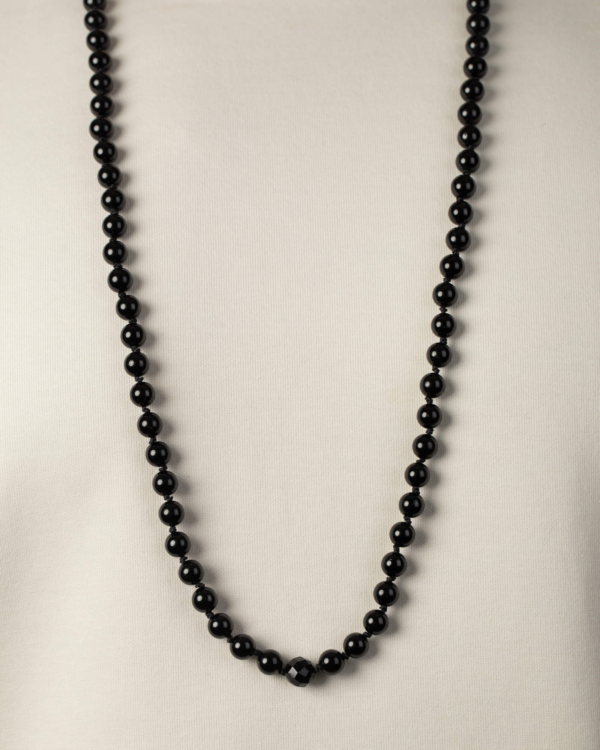 Codificador Doble Turmalina Negra 90 Cuentas - Protección y Raíz (Agesta)