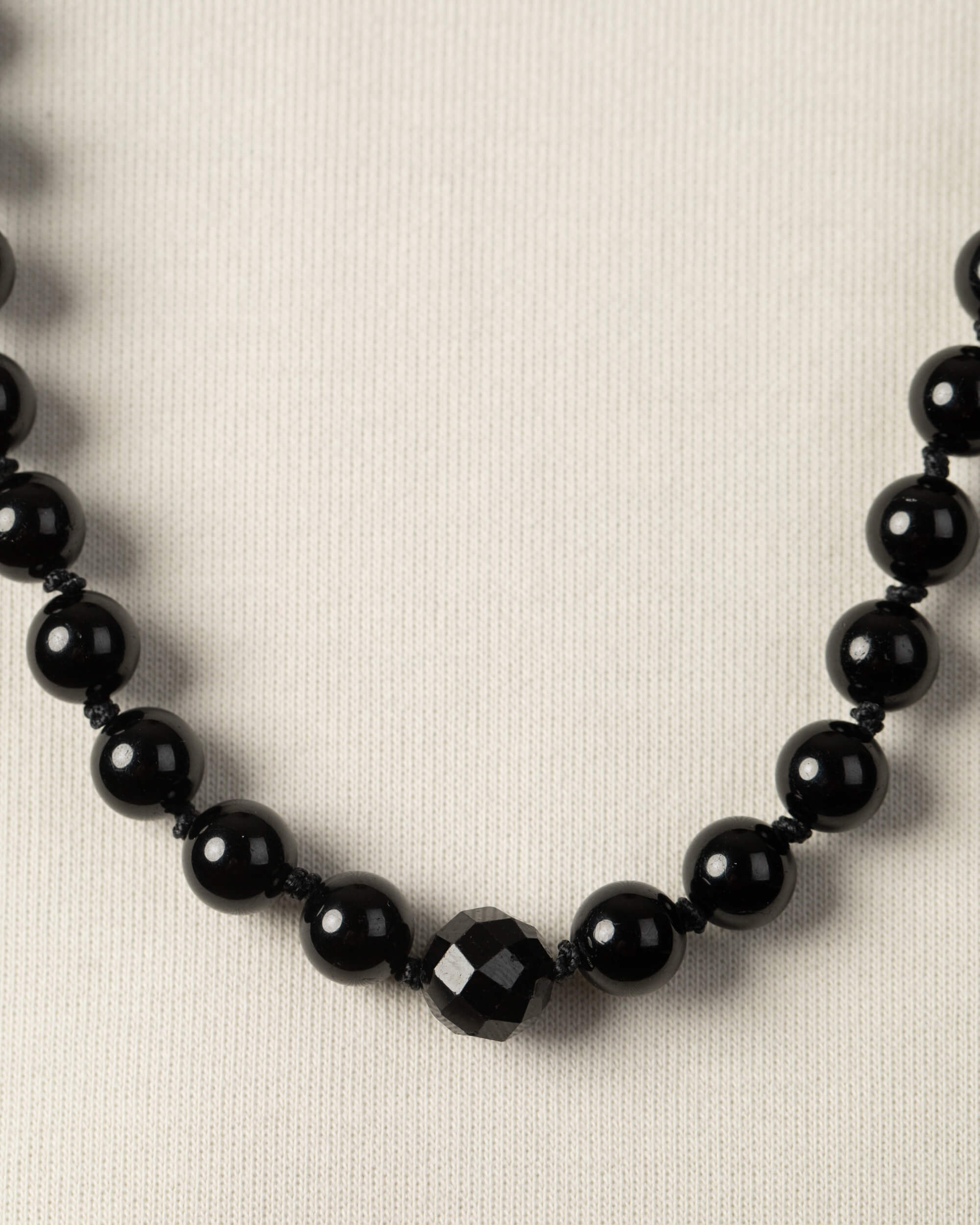 Codificador Doble Turmalina Negra 90 Cuentas - Protección y Raíz (Agesta)