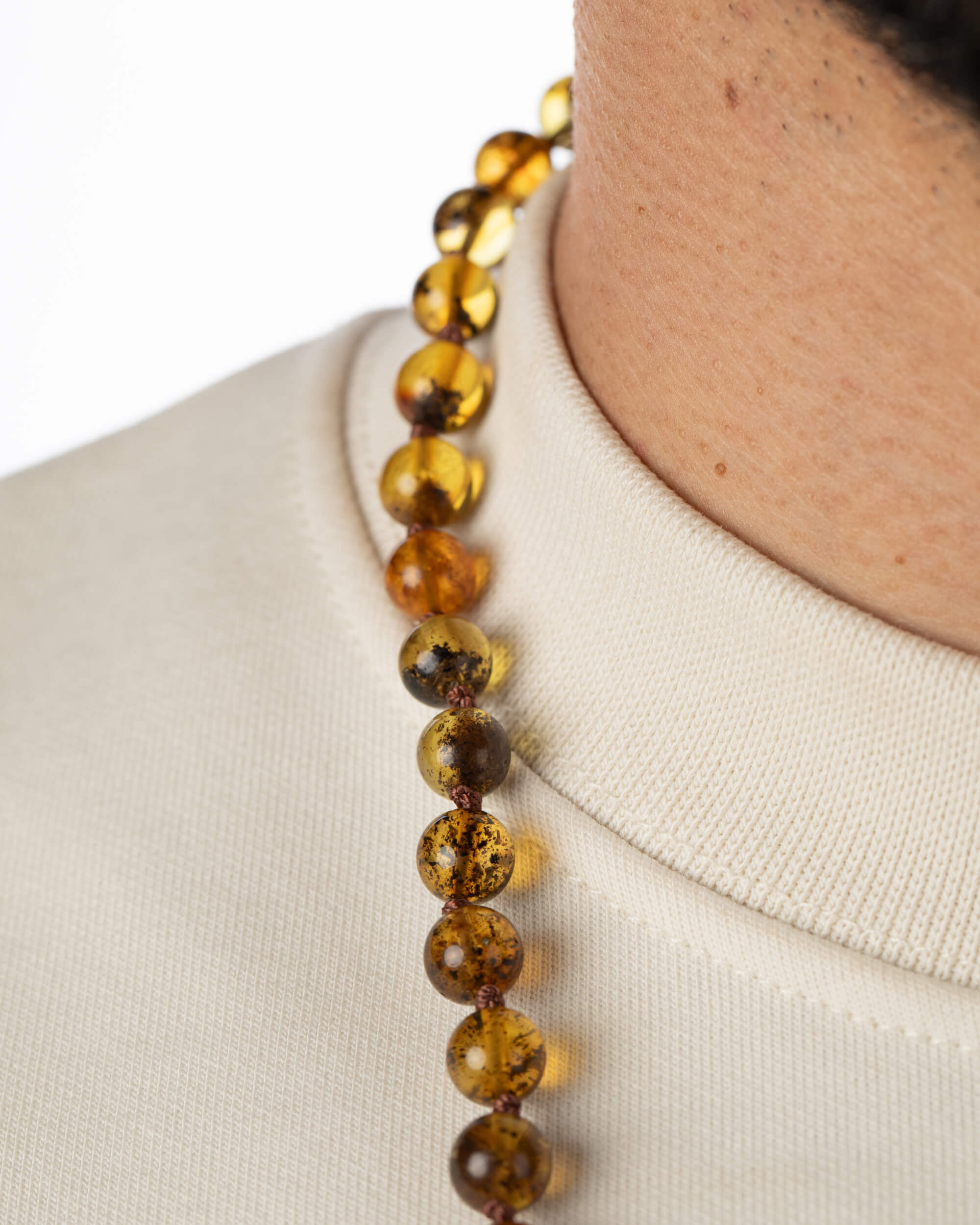 Codificador Doble Ámbar y Granate Estrella 90 Cuentas - Fuerza Suave (Agesta)