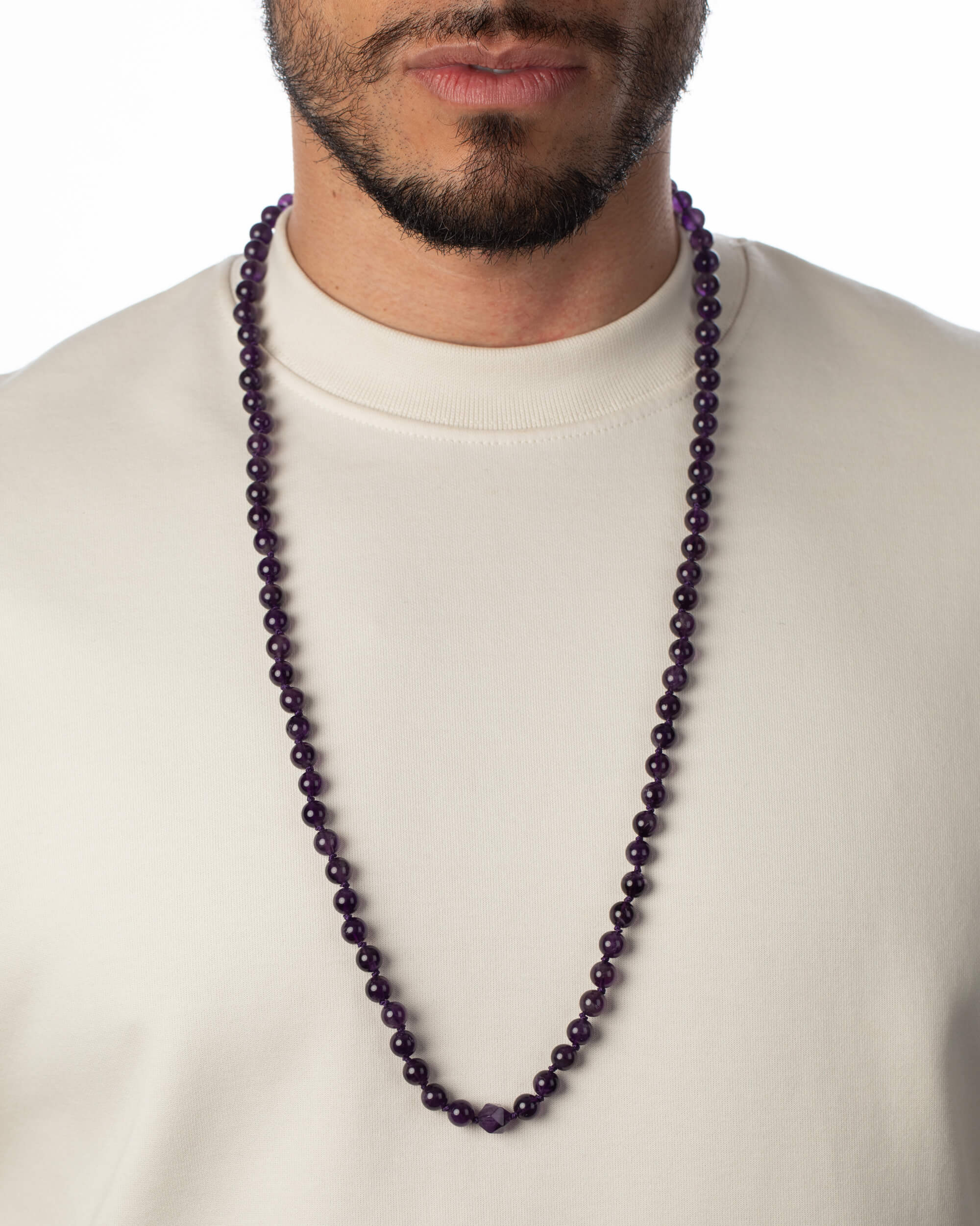 Codificador Doble Amatista 90 Cuentas - Visión Sutil e Intuición (Agesta)