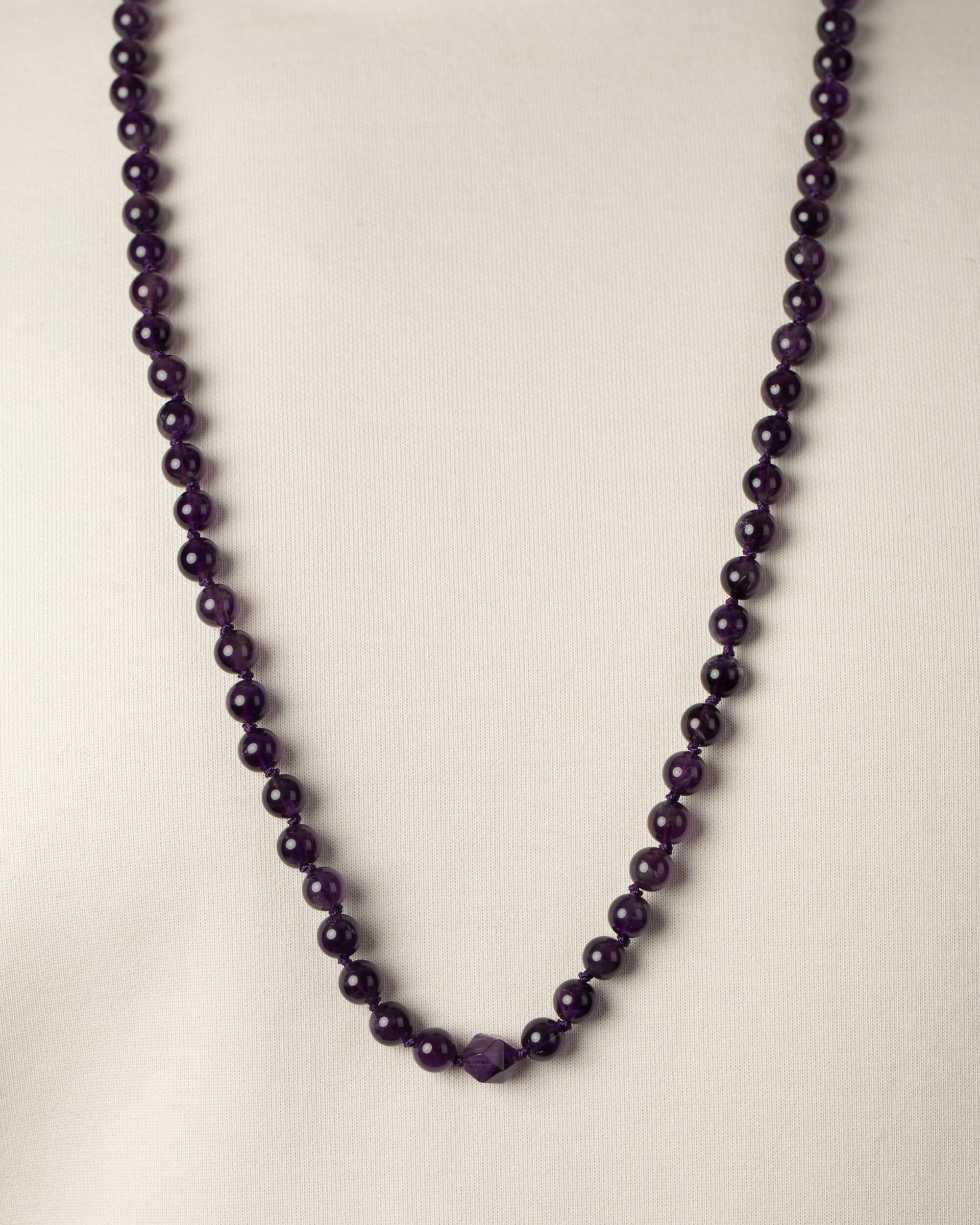 Codificador Doble Amatista 90 Cuentas - Visión Sutil e Intuición (Agesta)