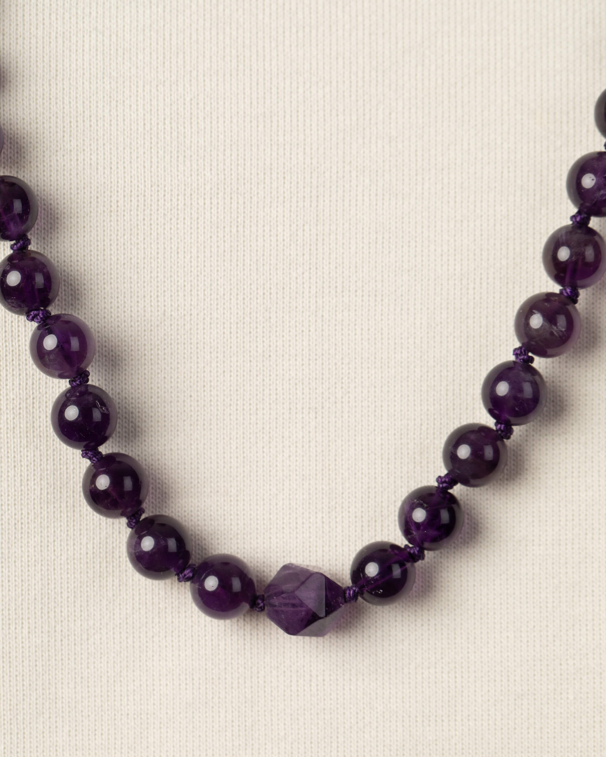 Codificador Doble Amatista 90 Cuentas - Visión Sutil e Intuición (Agesta)