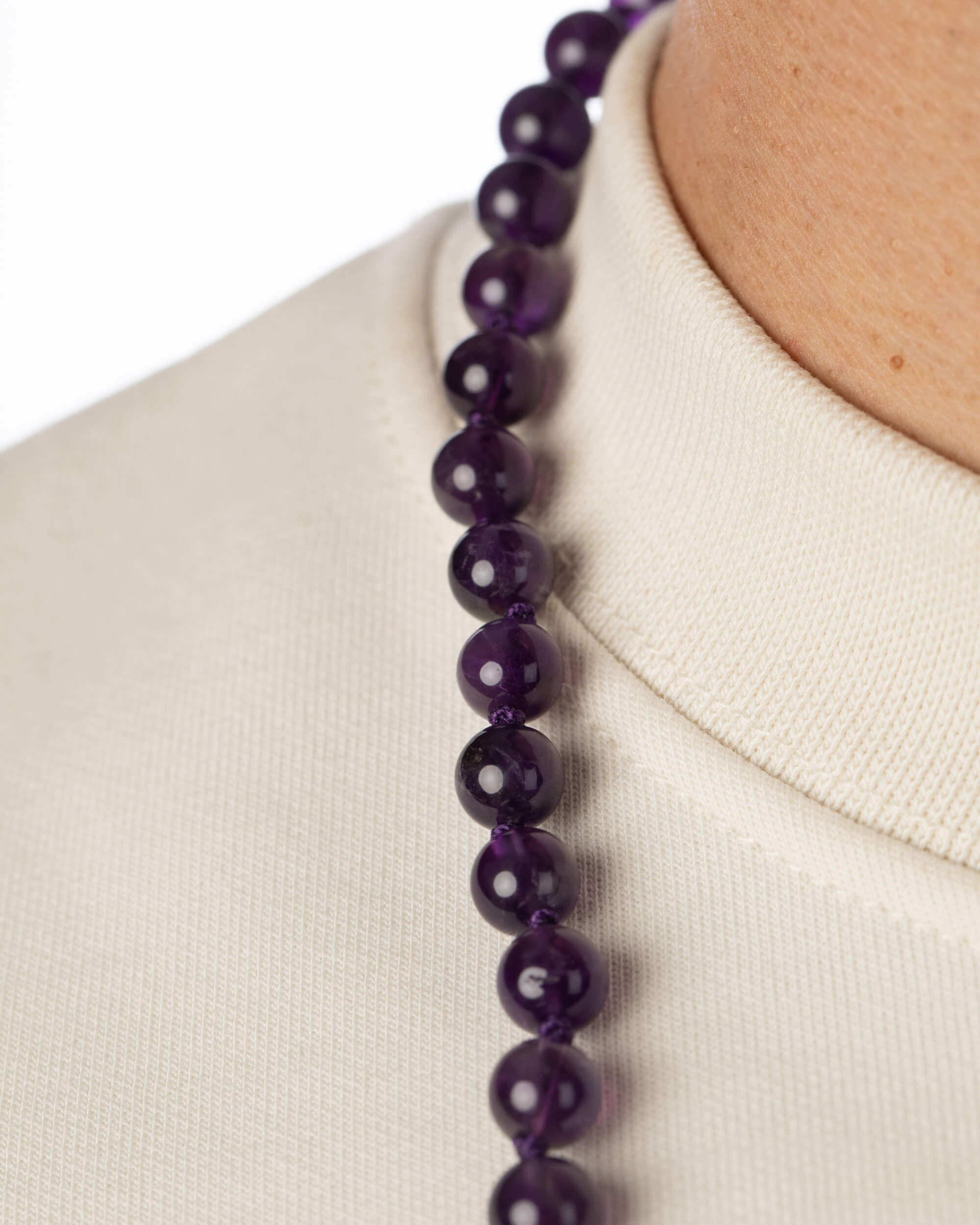 Codificador Doble Amatista 90 Cuentas - Visión Sutil e Intuición (Agesta)