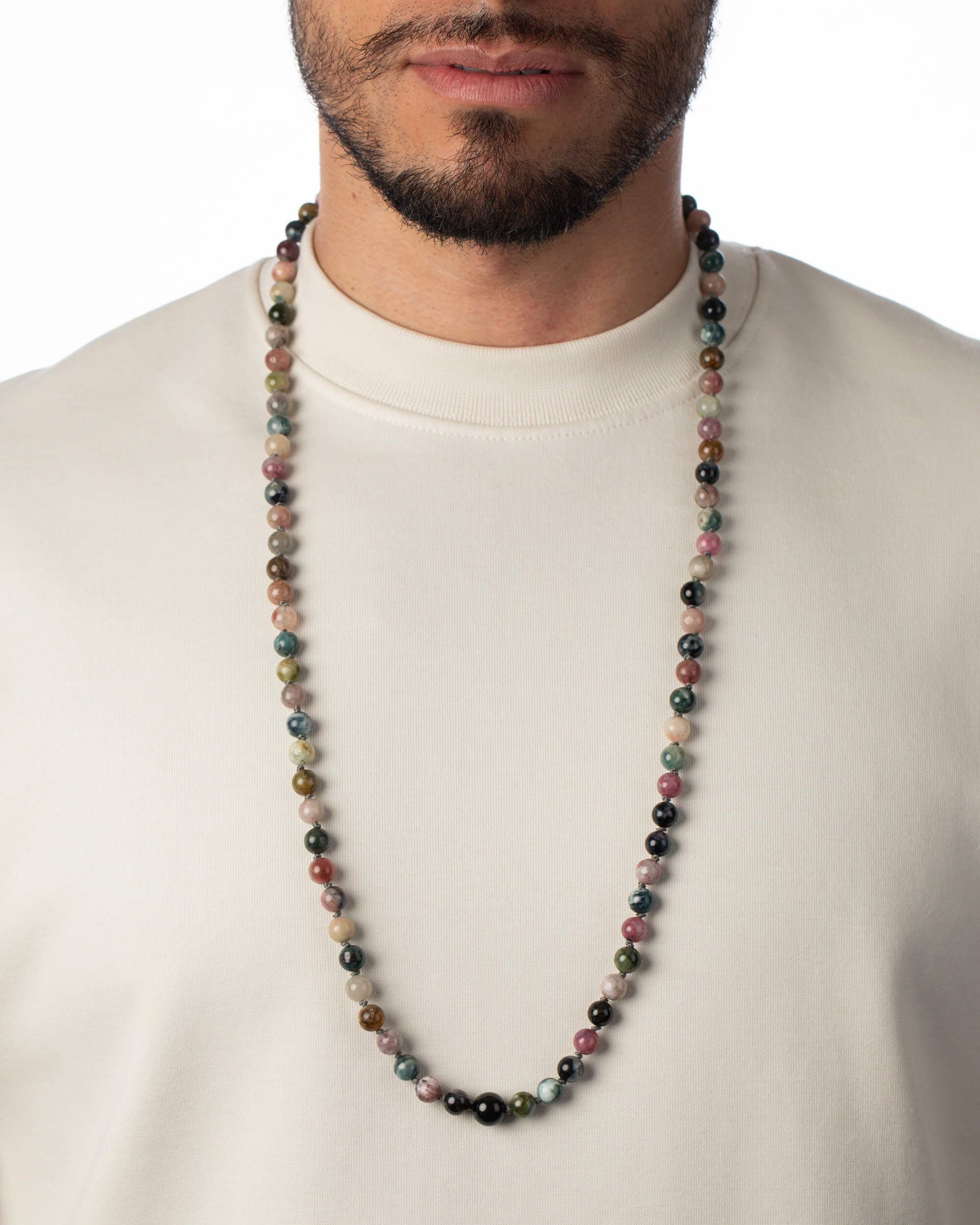 Codificador Doble de Turmalina Multicolor (8 mm)