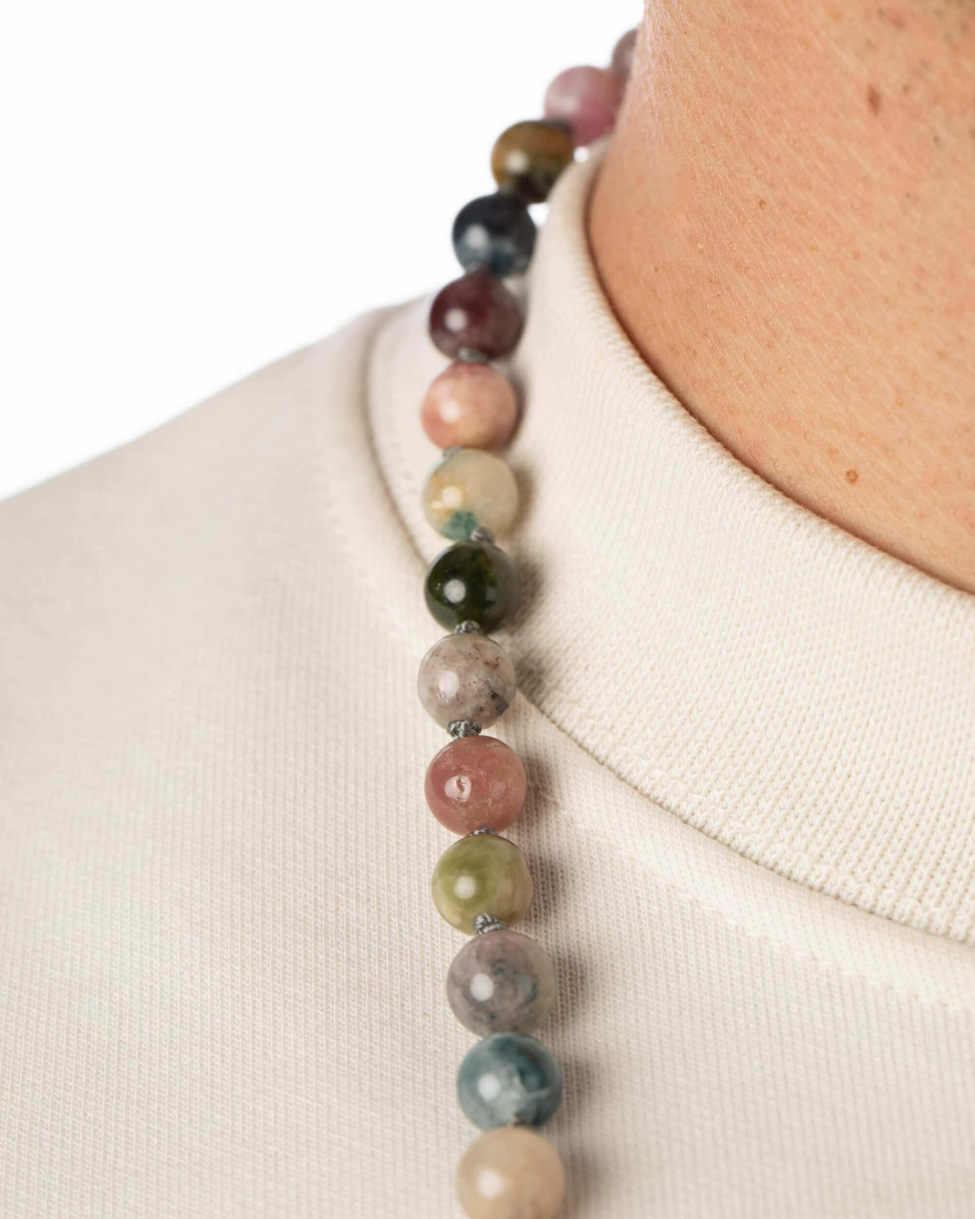 Codificador Doble de Turmalina Multicolor (8 mm)